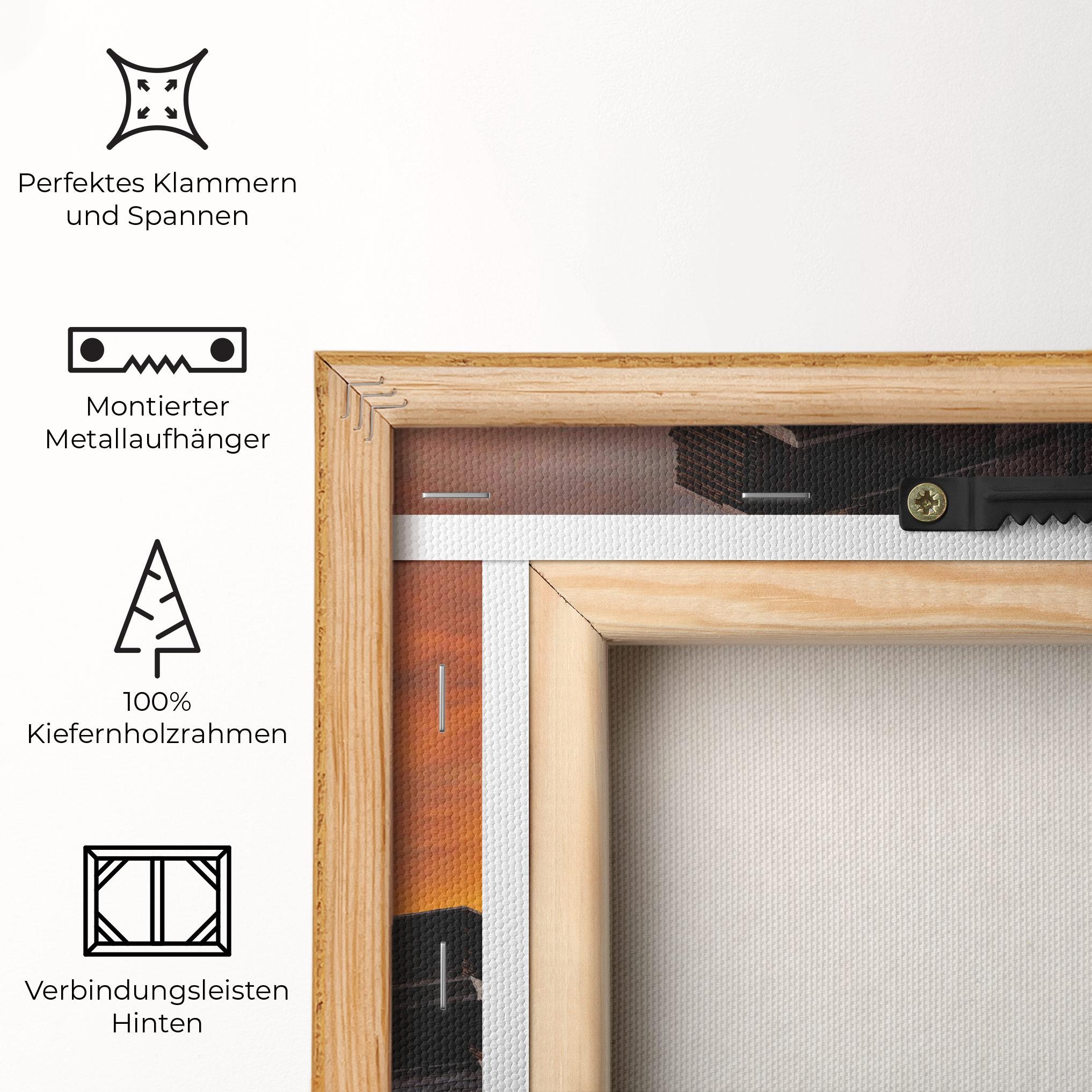 Leinwandbild Colosseum Sunset mockup 5