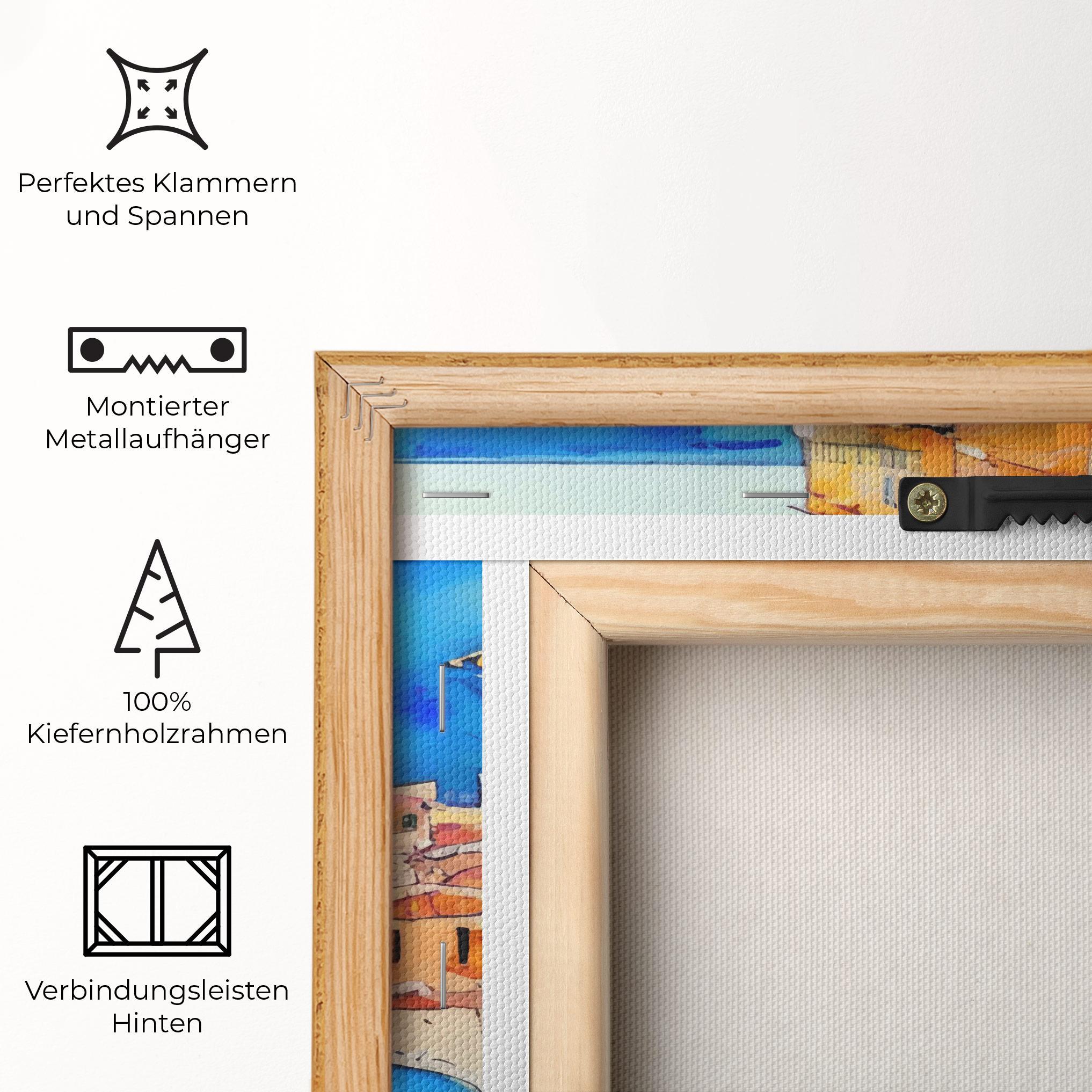 Leinwandbild France Watercolor mockup 5