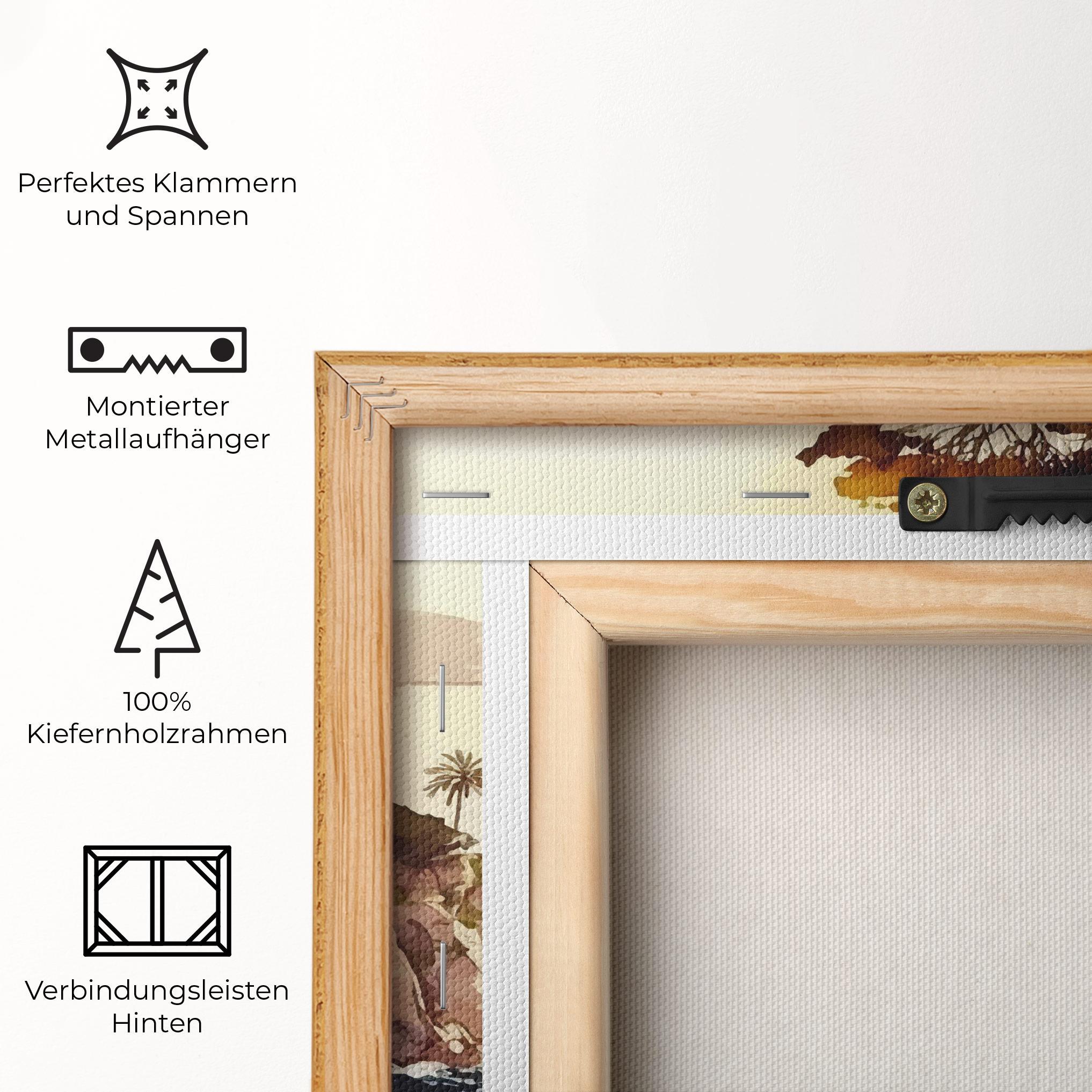 Leinwandbild Stunning View Painting mockup 5