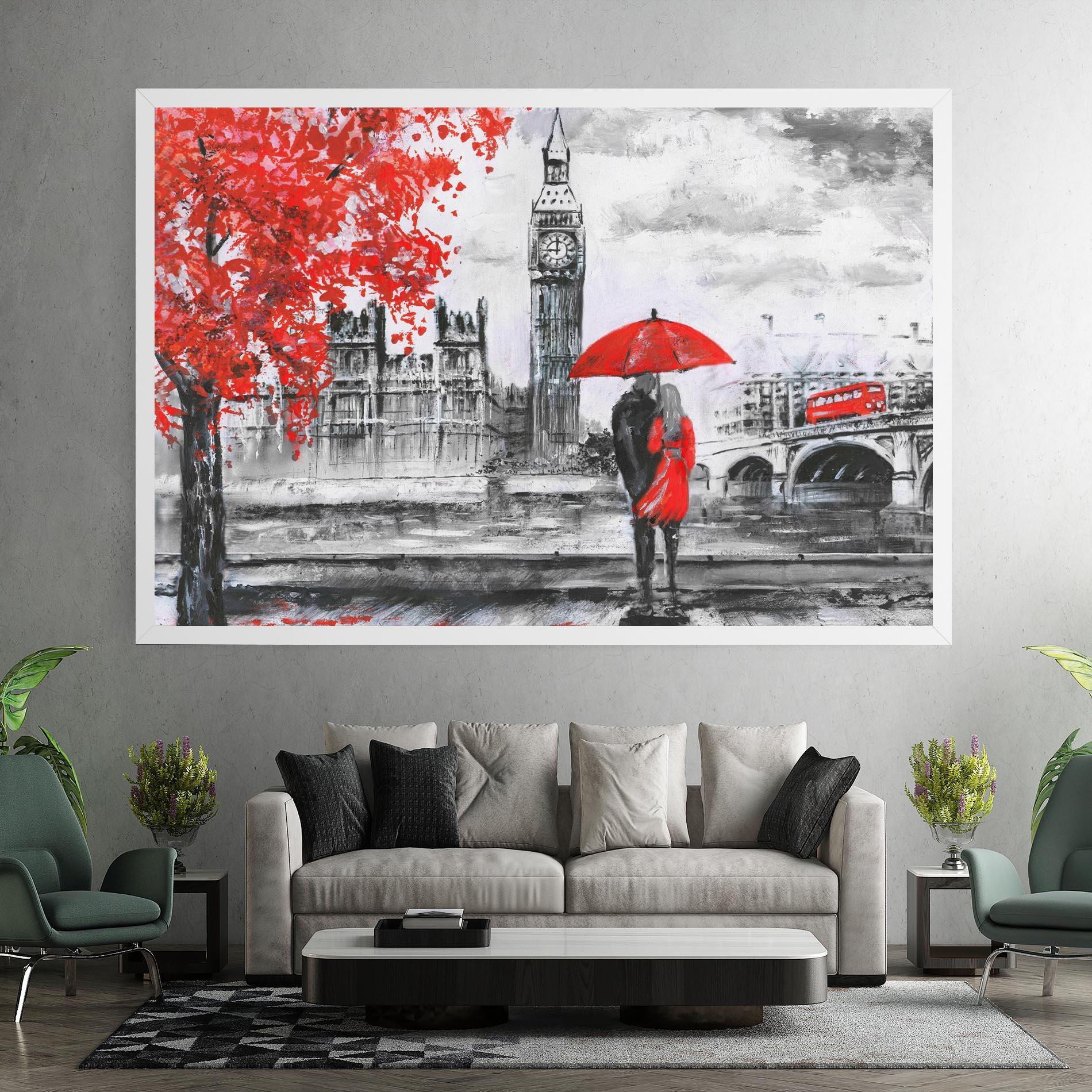 Leinwandbild London Love mockup 7