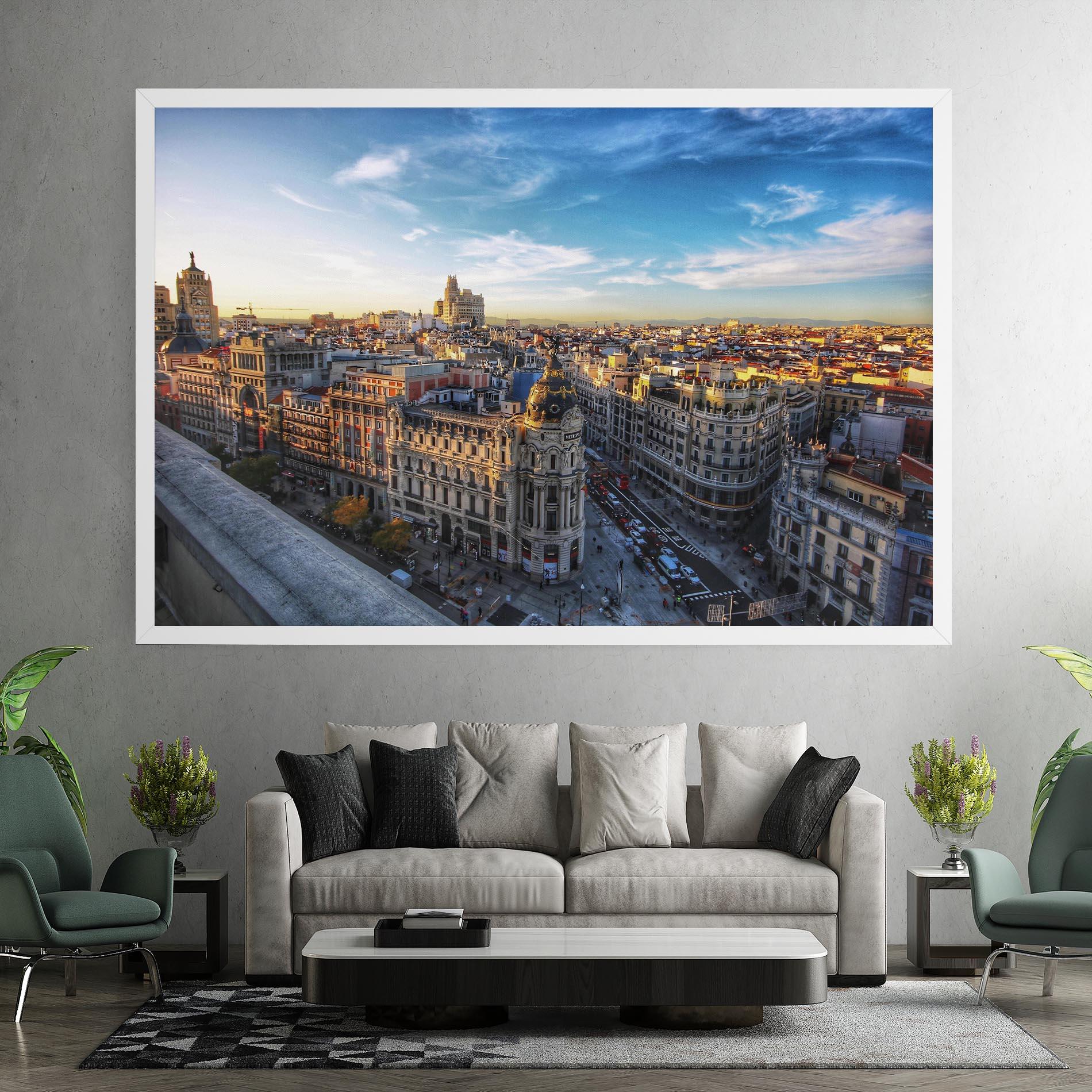 Leinwandbild Madrid View mockup 7