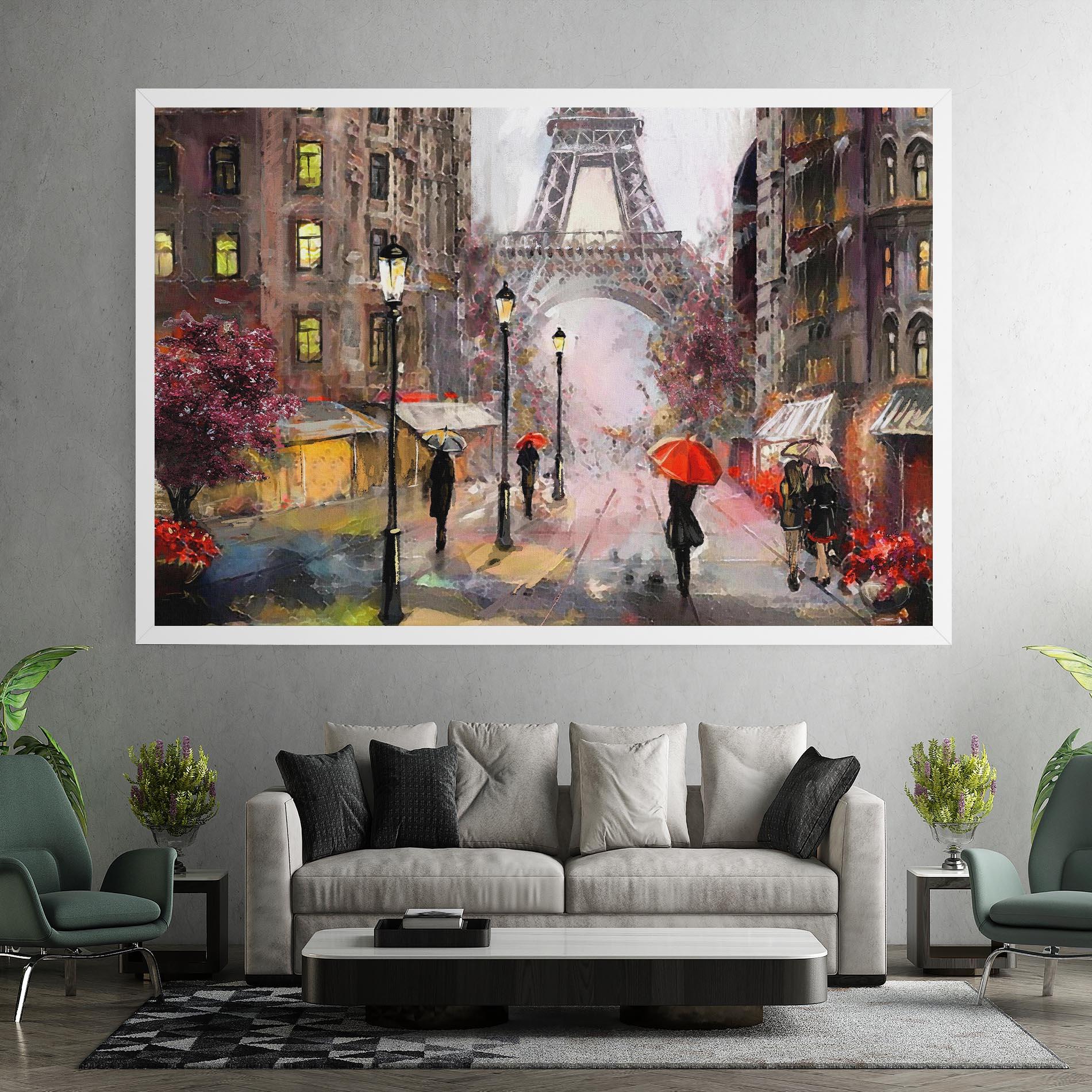 Leinwandbild Paris Colours mockup 7