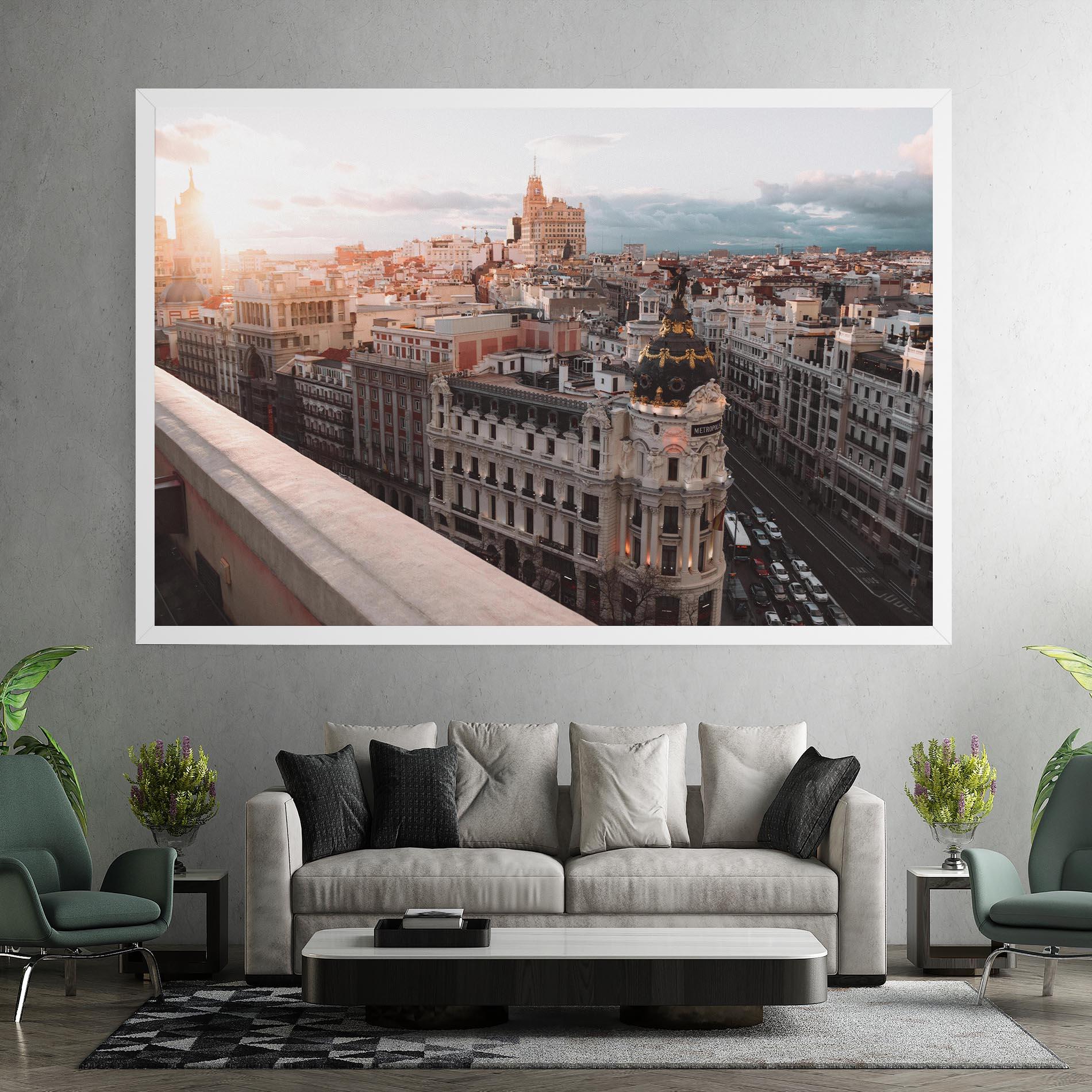Leinwandbild Spain Sunrise mockup 7
