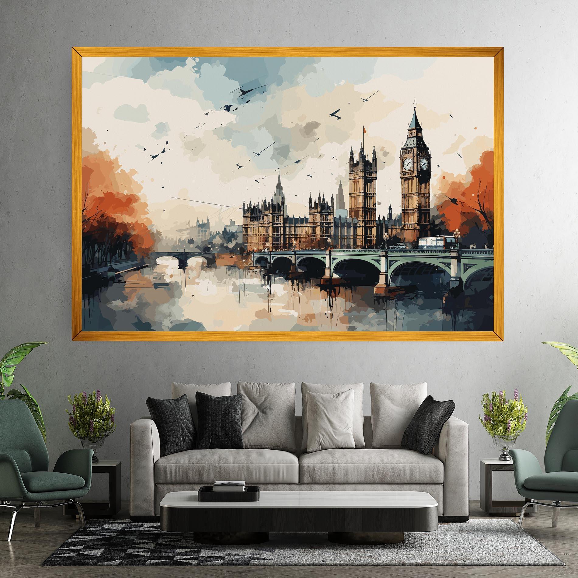 Leinwandbild England Art mockup 7