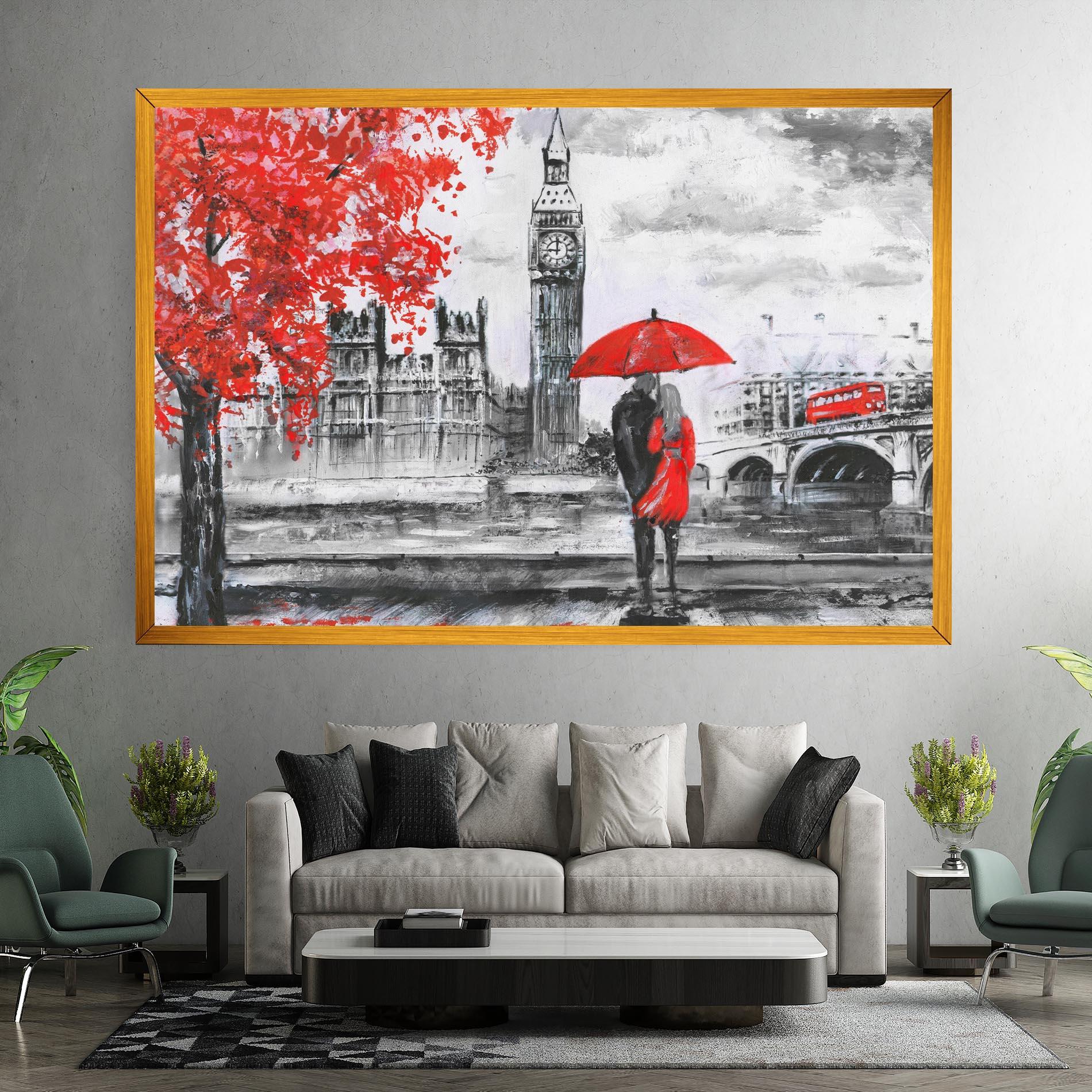 Leinwandbild London Love mockup 7