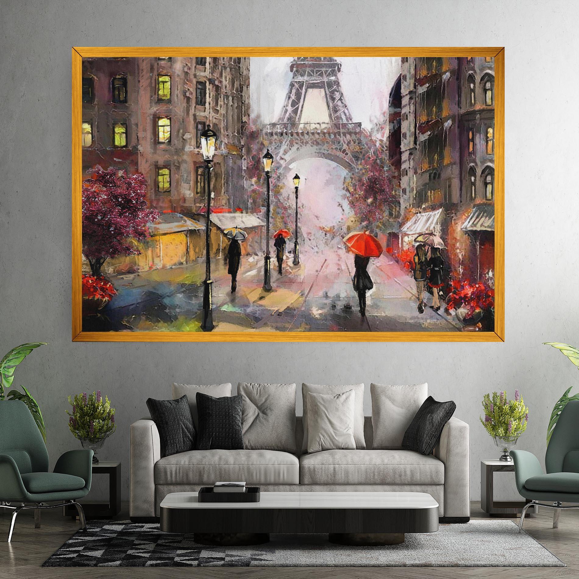 Leinwandbild Paris Colours mockup 7