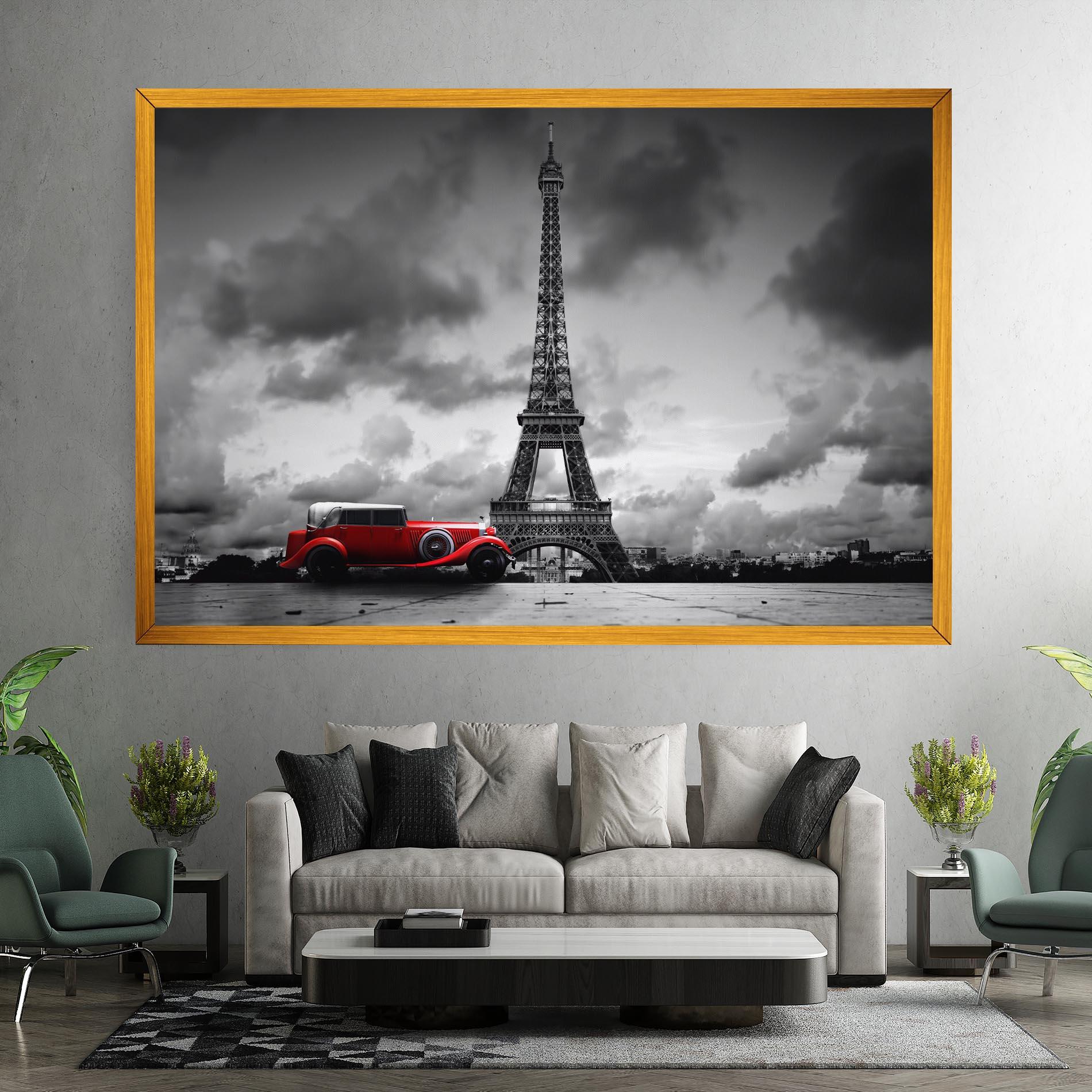 Leinwandbild Vintage Paris mockup 7