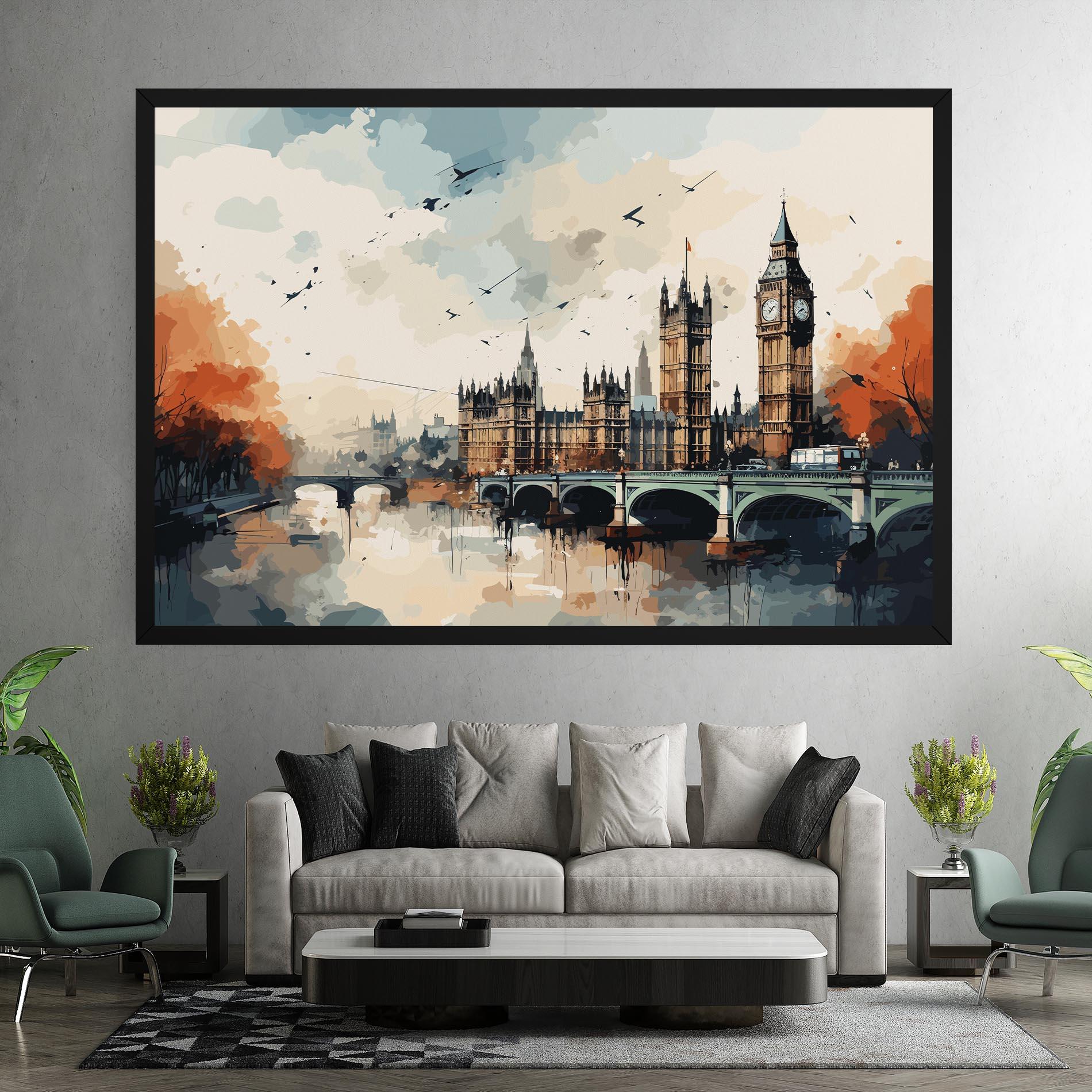 Leinwandbild England Art mockup 7