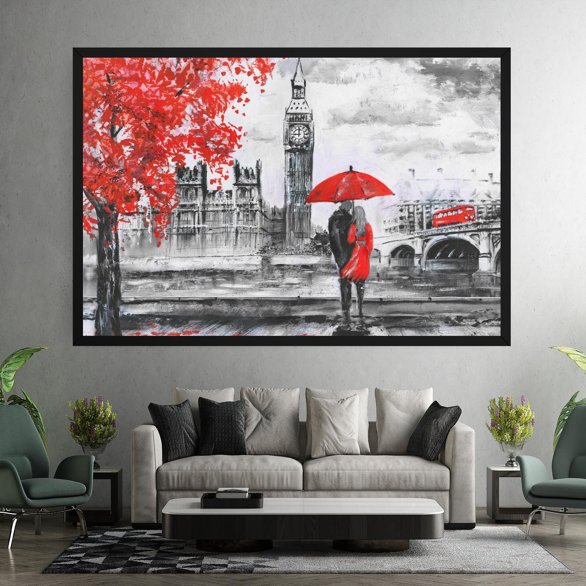 Leinwandbild London Love mockup 7