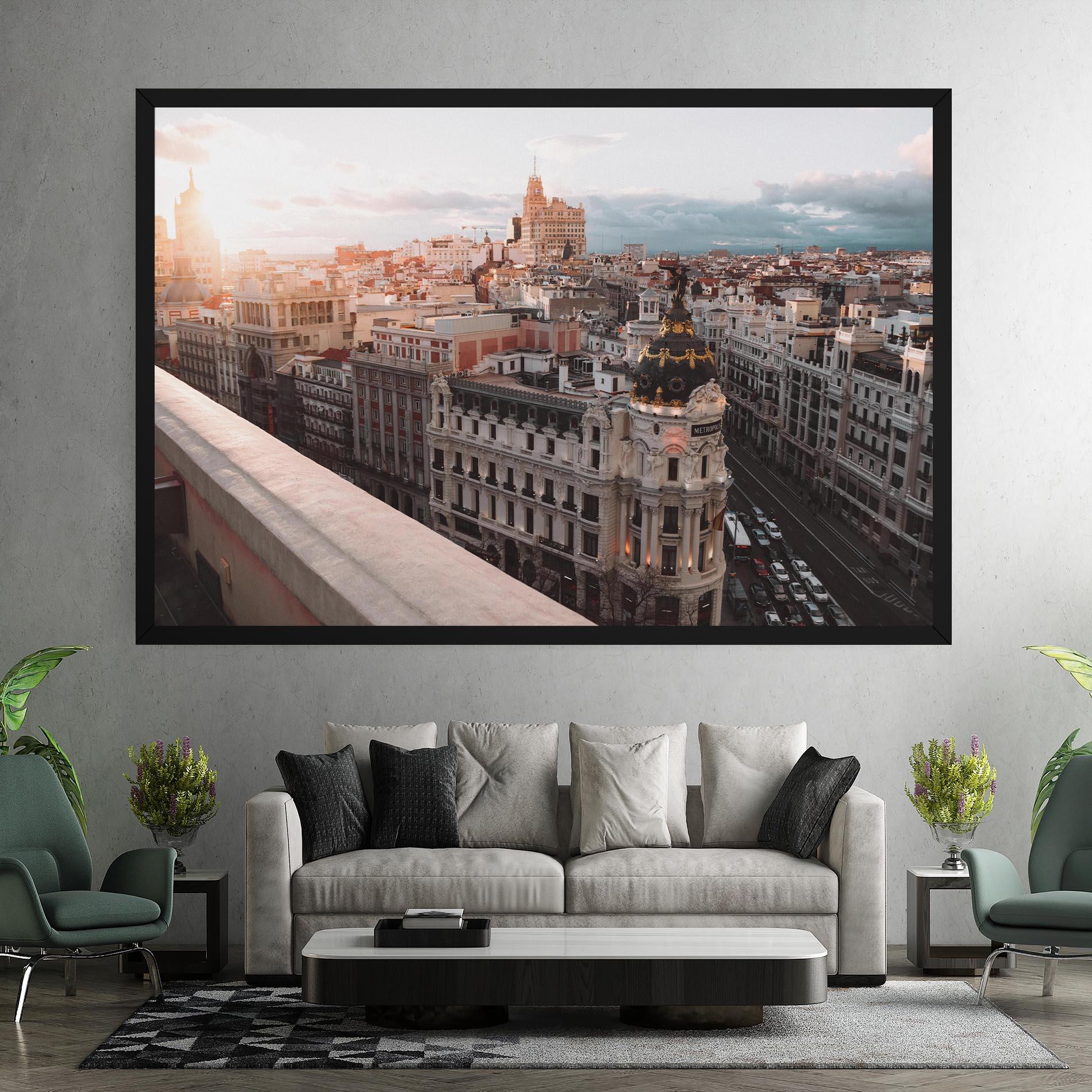 Leinwandbild Spain Sunrise mockup 7