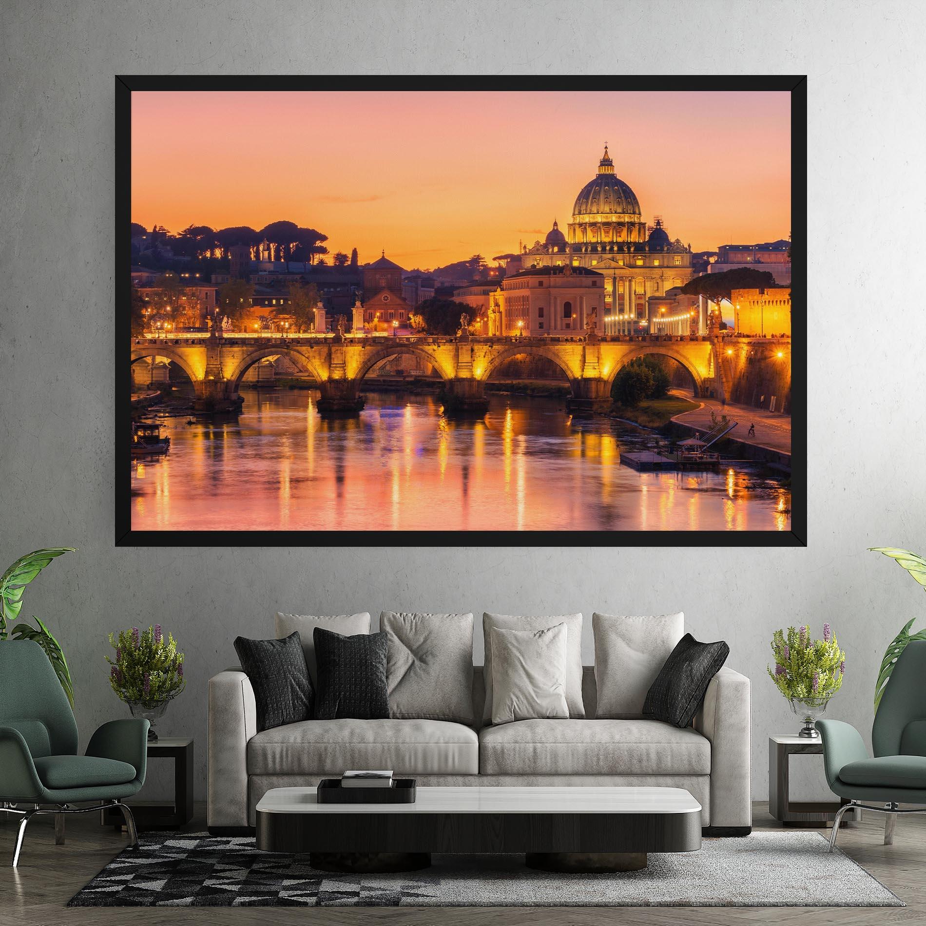 Leinwandbild St Peter Basilica mockup 7