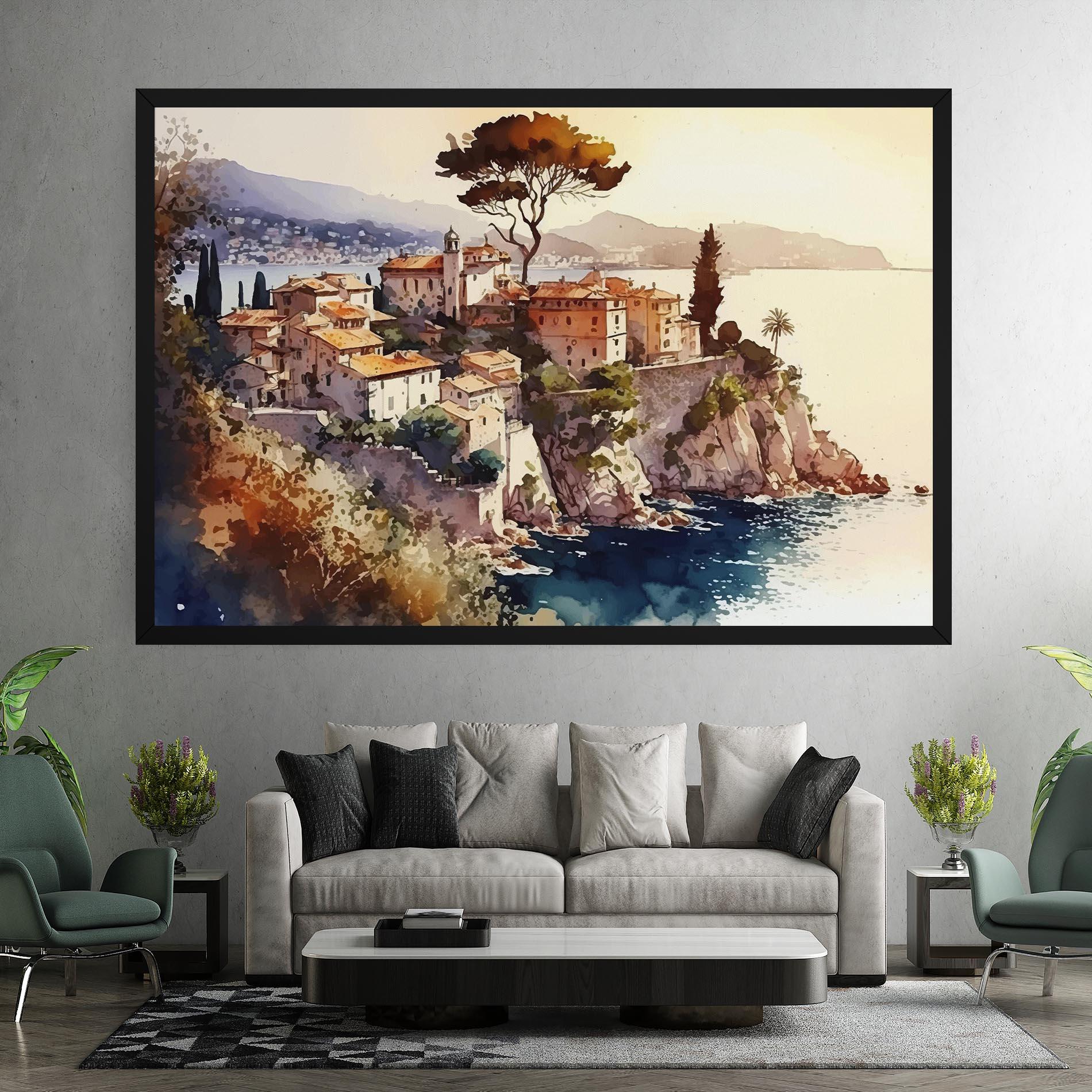 Leinwandbild Stunning View Painting mockup 7