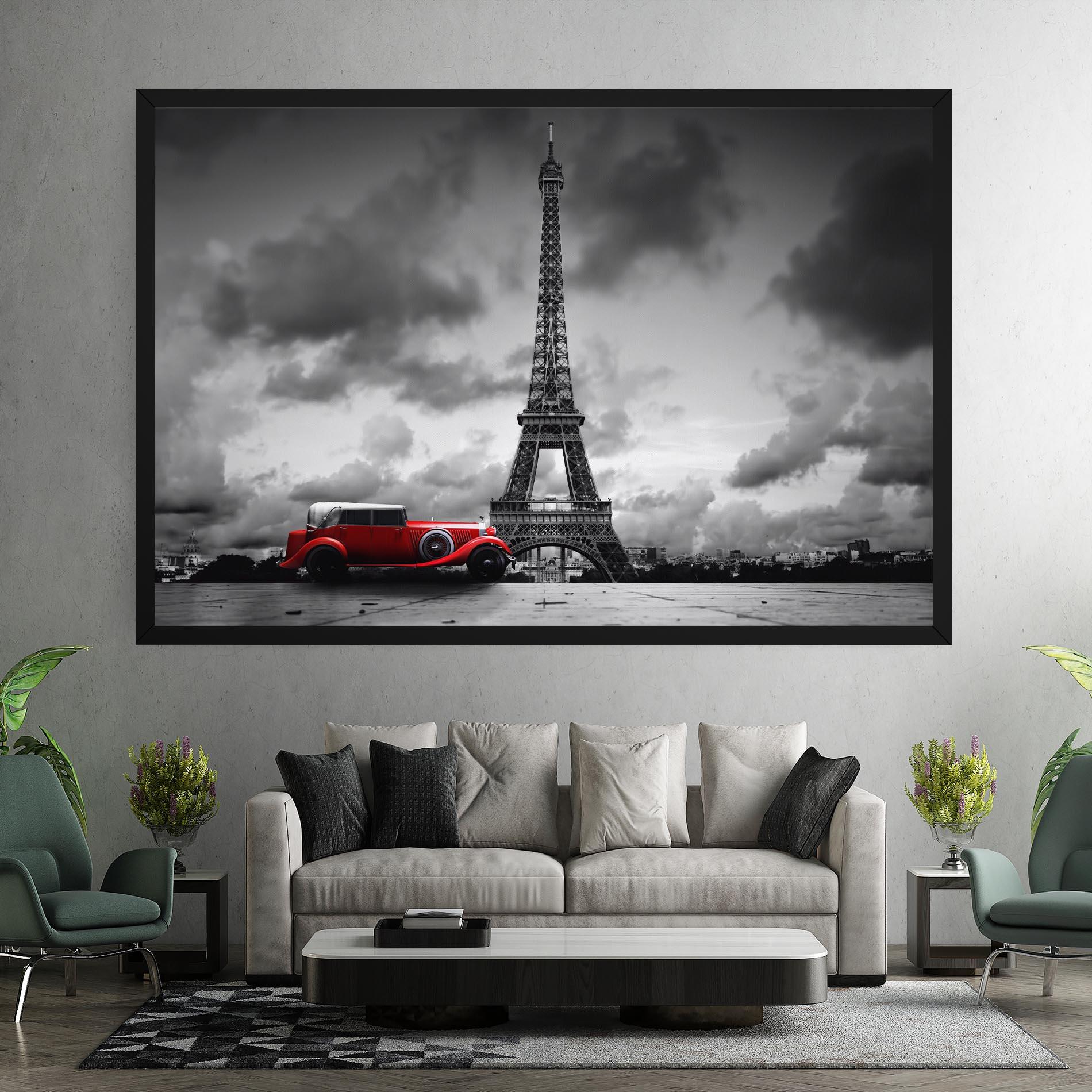 Leinwandbild Vintage Paris mockup 7