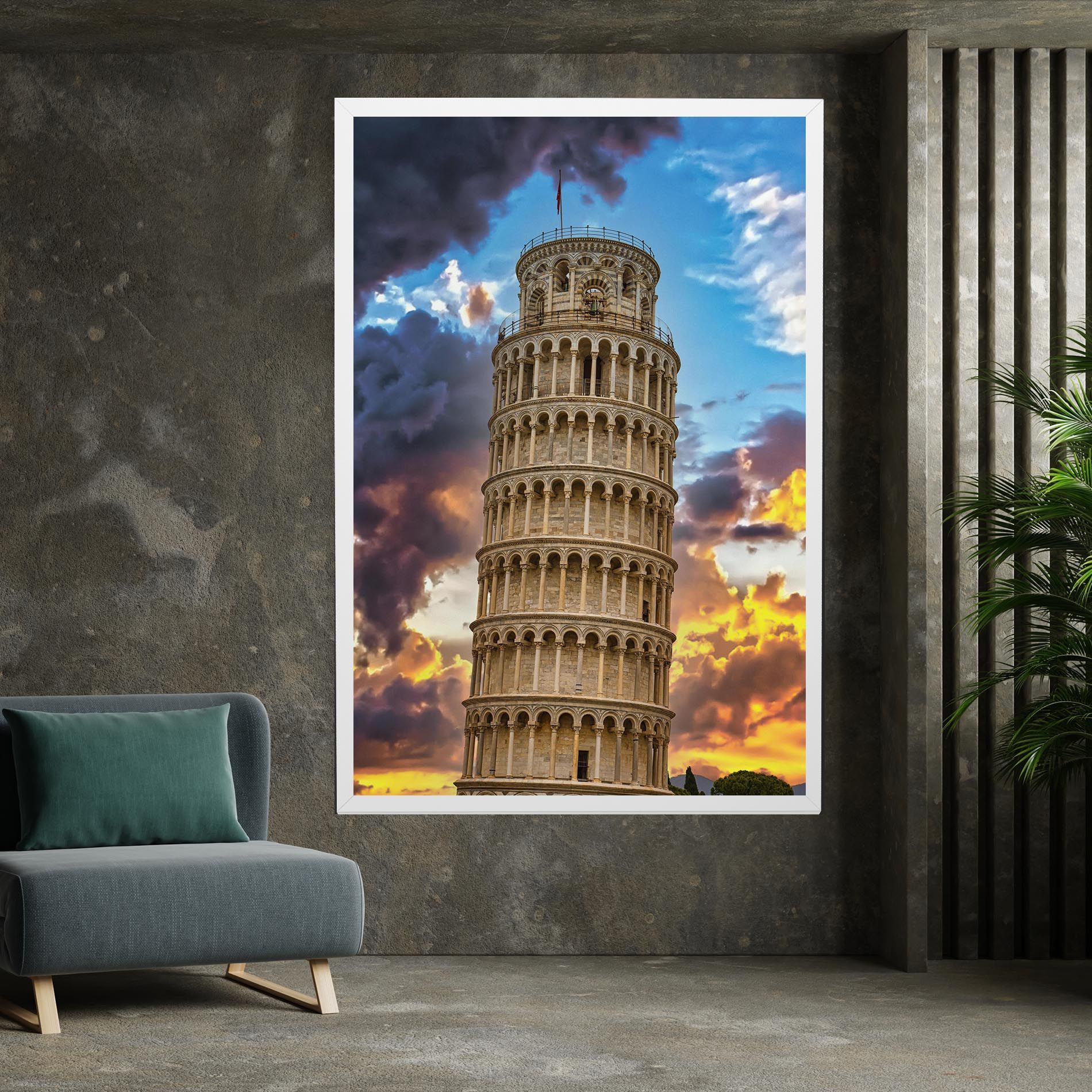 Tower Of Pisa Sunset mockup 7