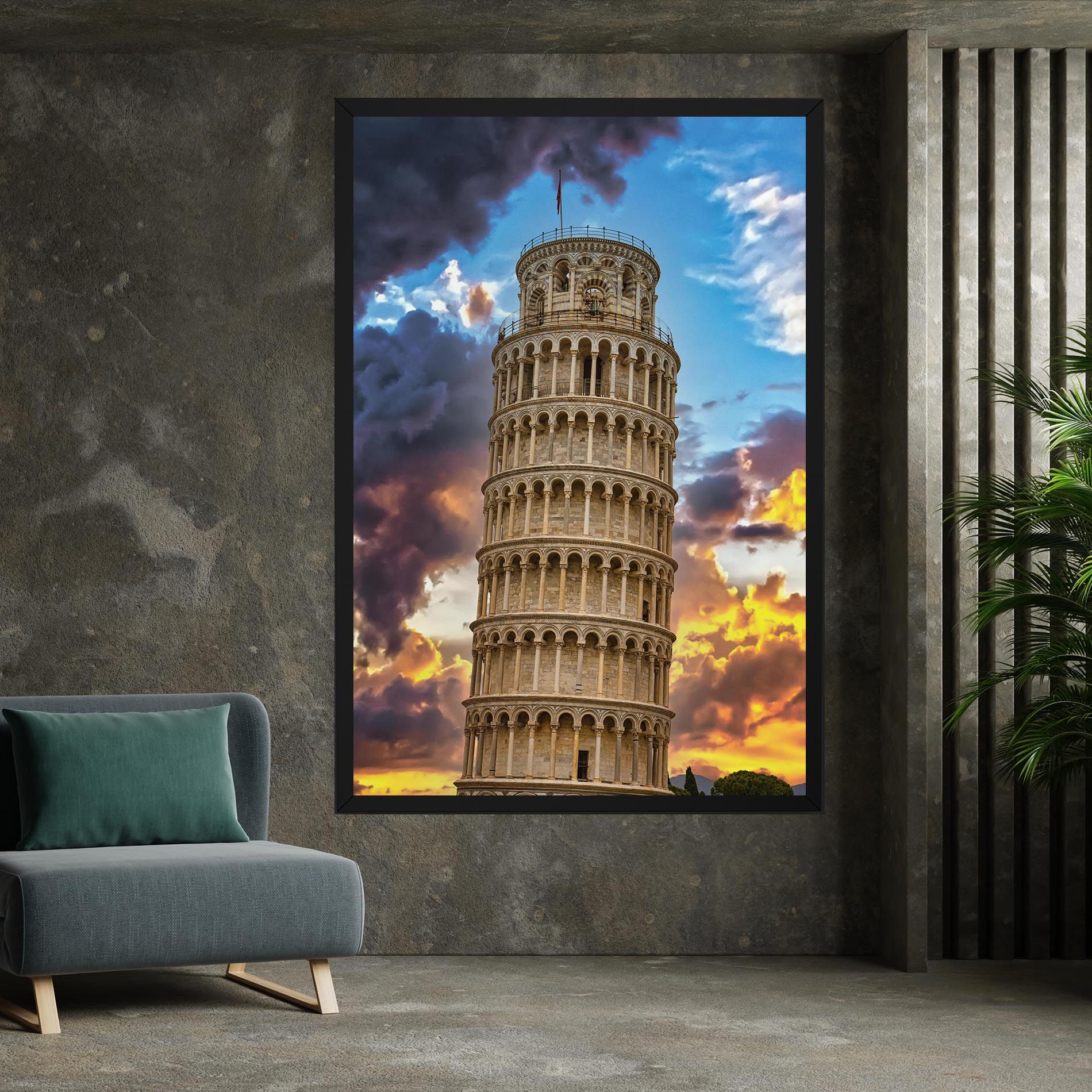 Tower Of Pisa Sunset mockup 7