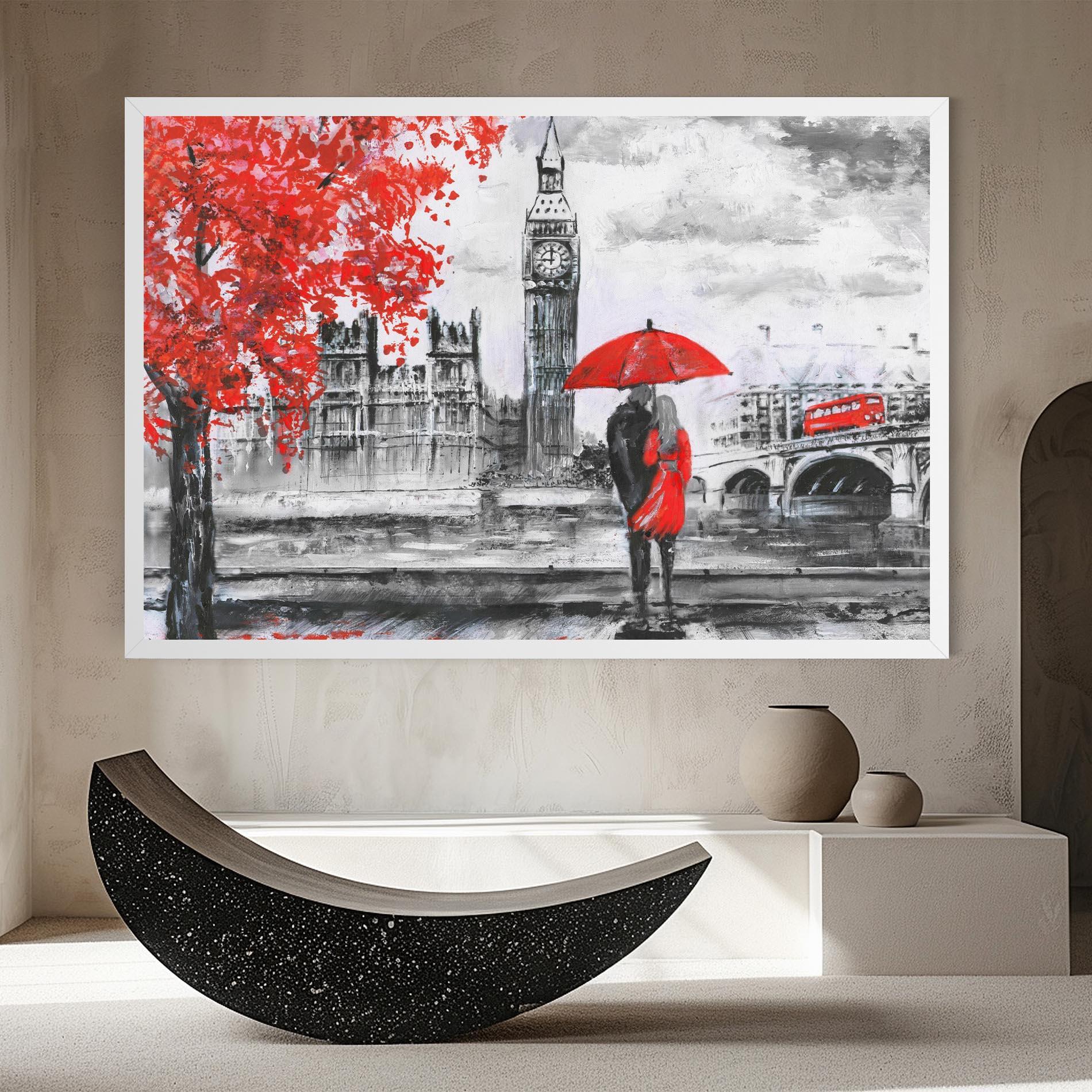Leinwandbild London Love mockup 8