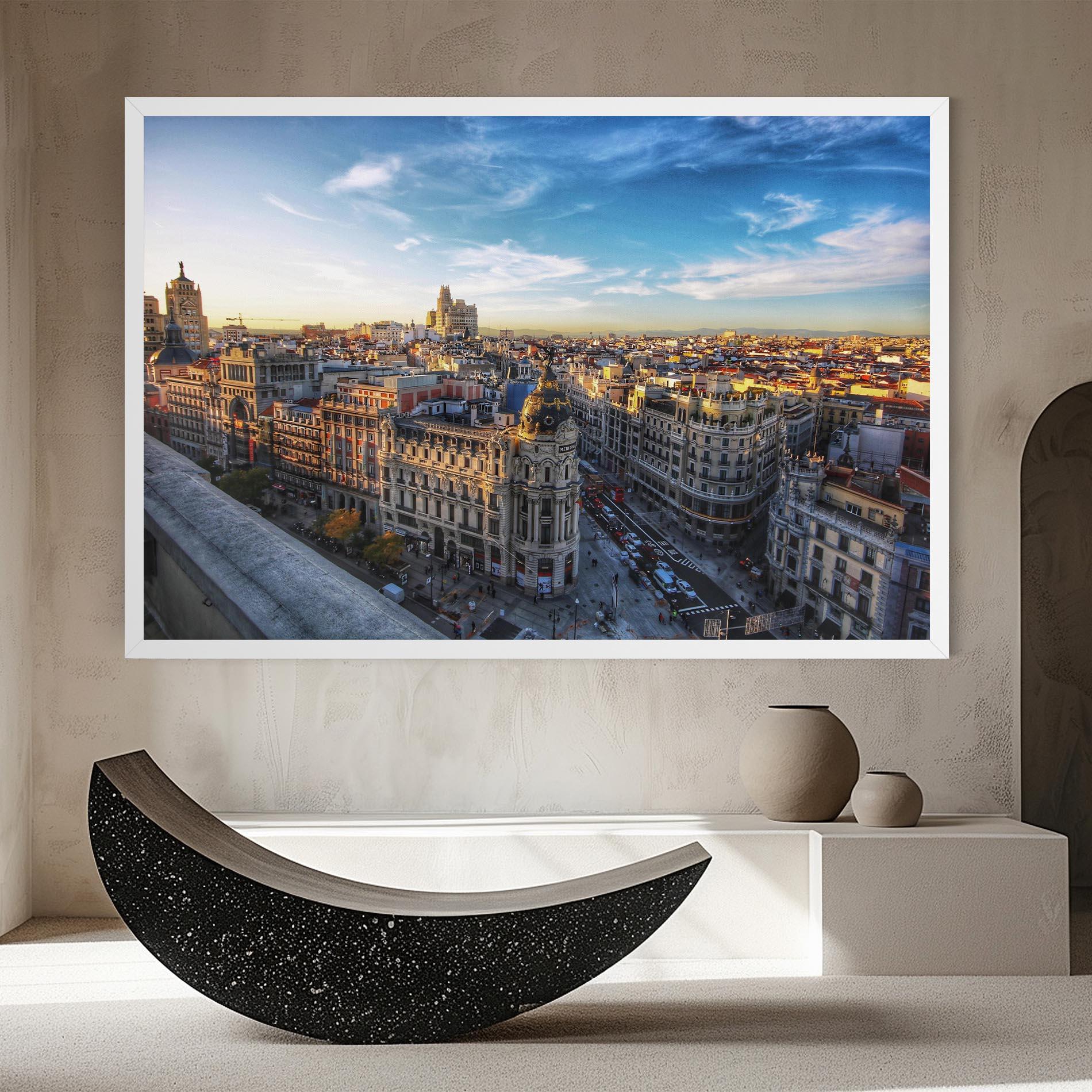 Leinwandbild Madrid View mockup 8