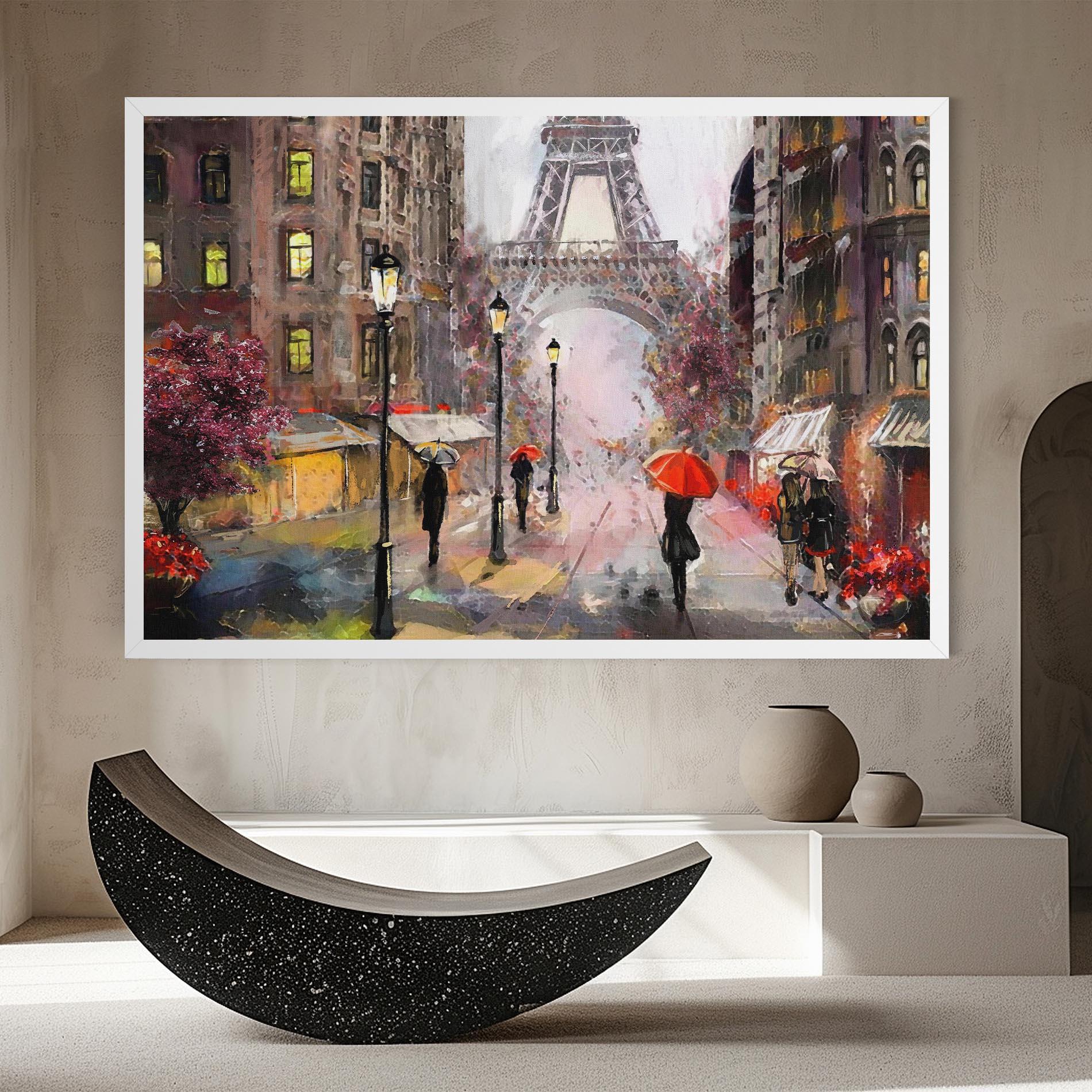 Leinwandbild Paris Colours mockup 8