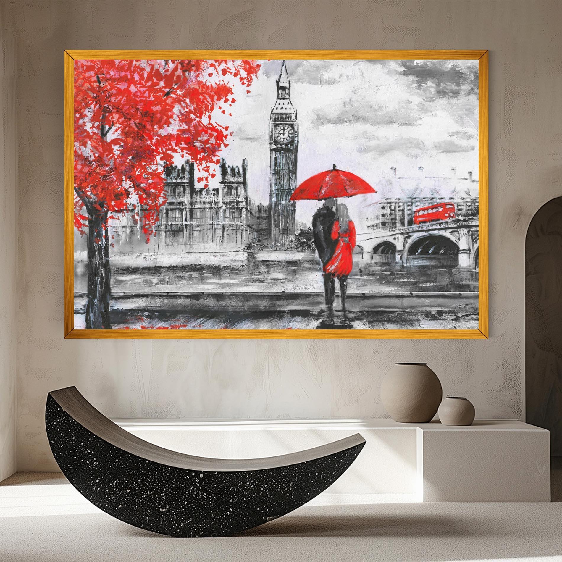 Leinwandbild London Love mockup 8