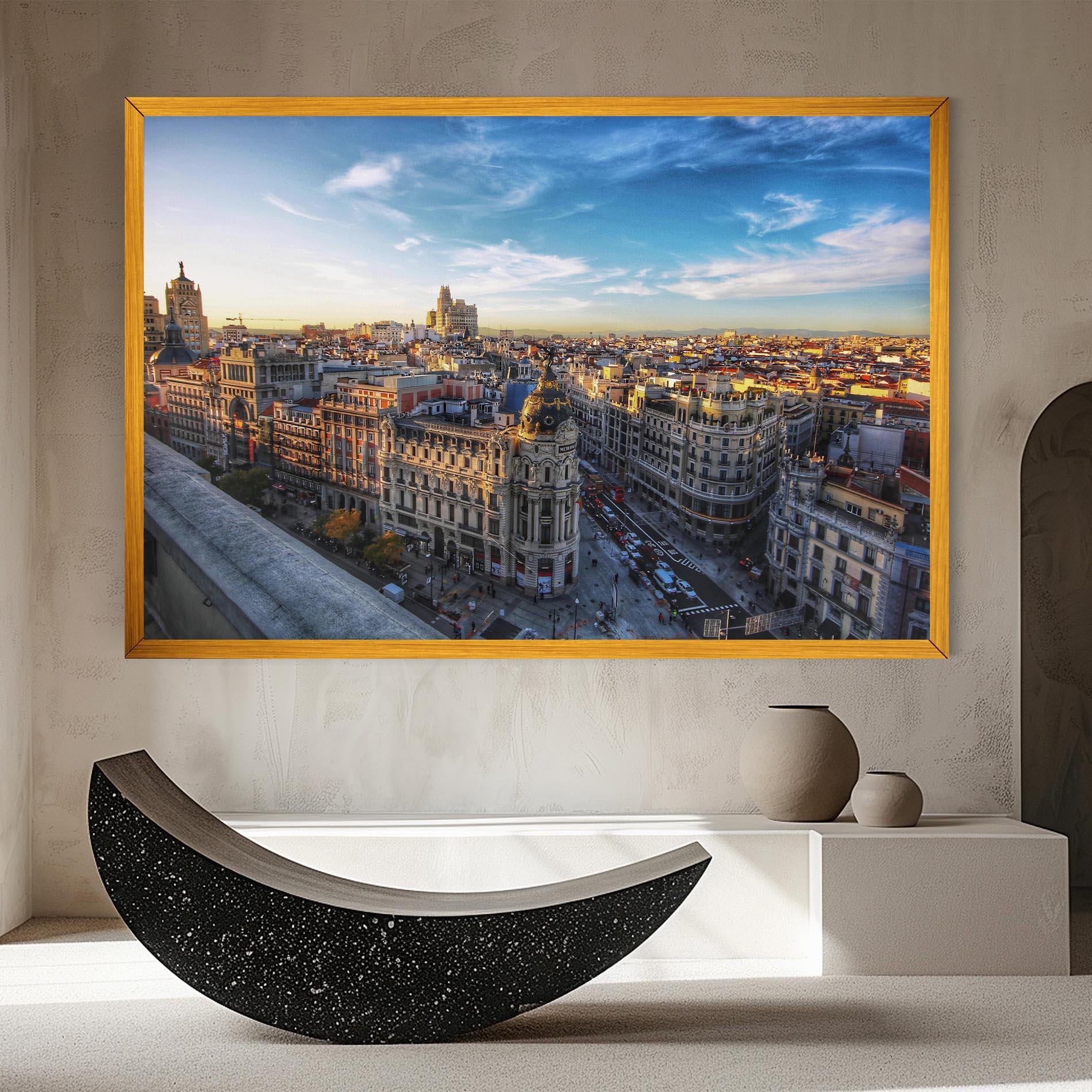 Leinwandbild Madrid View mockup 8