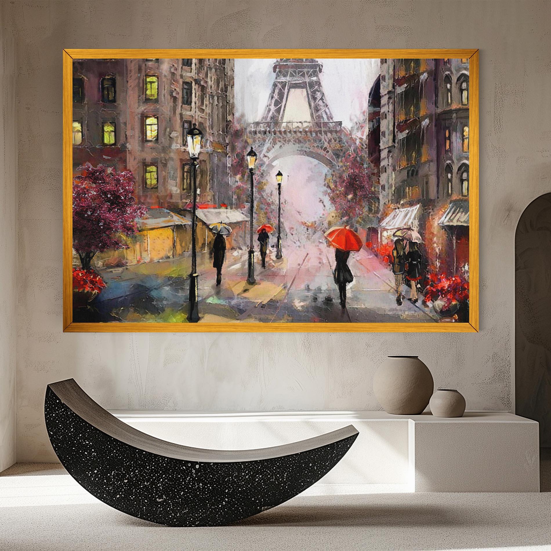 Leinwandbild Paris Colours mockup 8