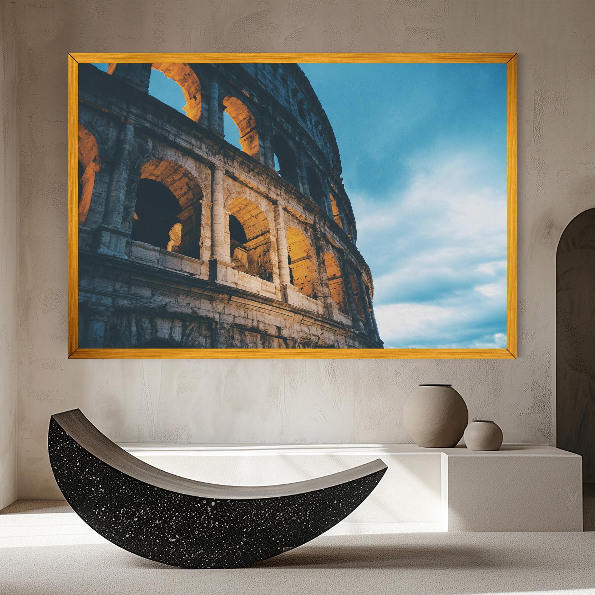 Leinwandbild Shadow Colosseum mockup 8