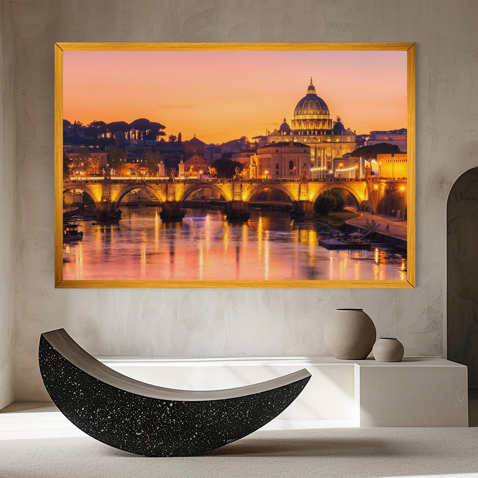 Leinwandbild St Peter Basilica mockup 8