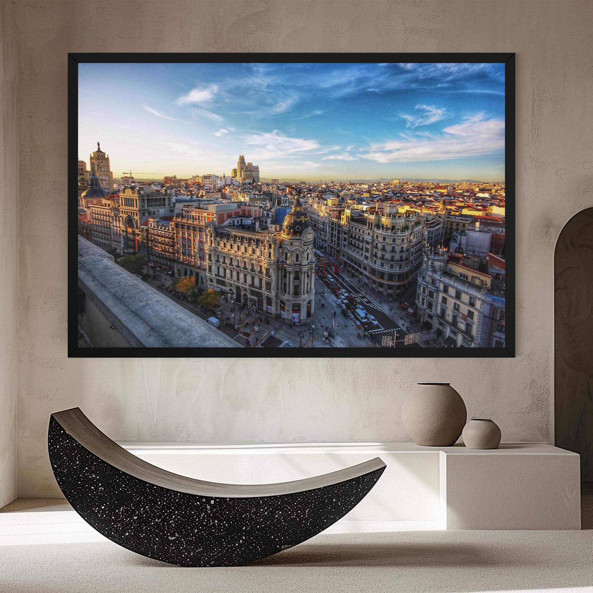 Leinwandbild Madrid View mockup 8