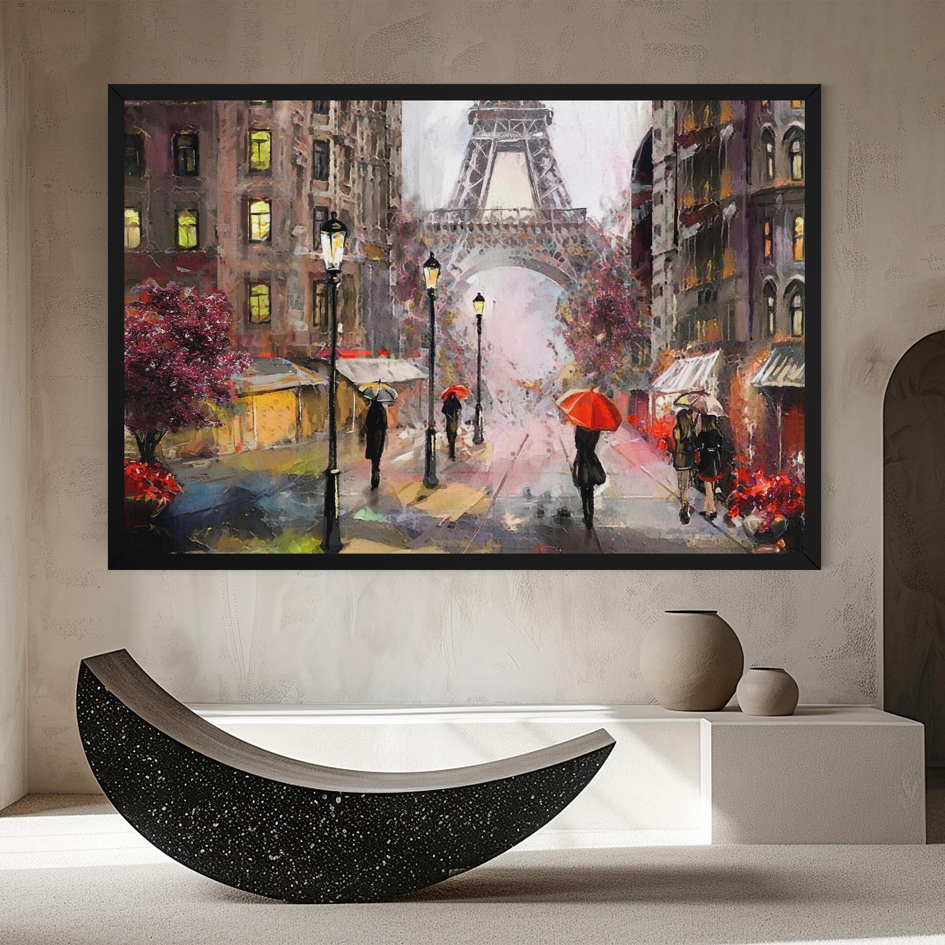 Leinwandbild Paris Colours mockup 8
