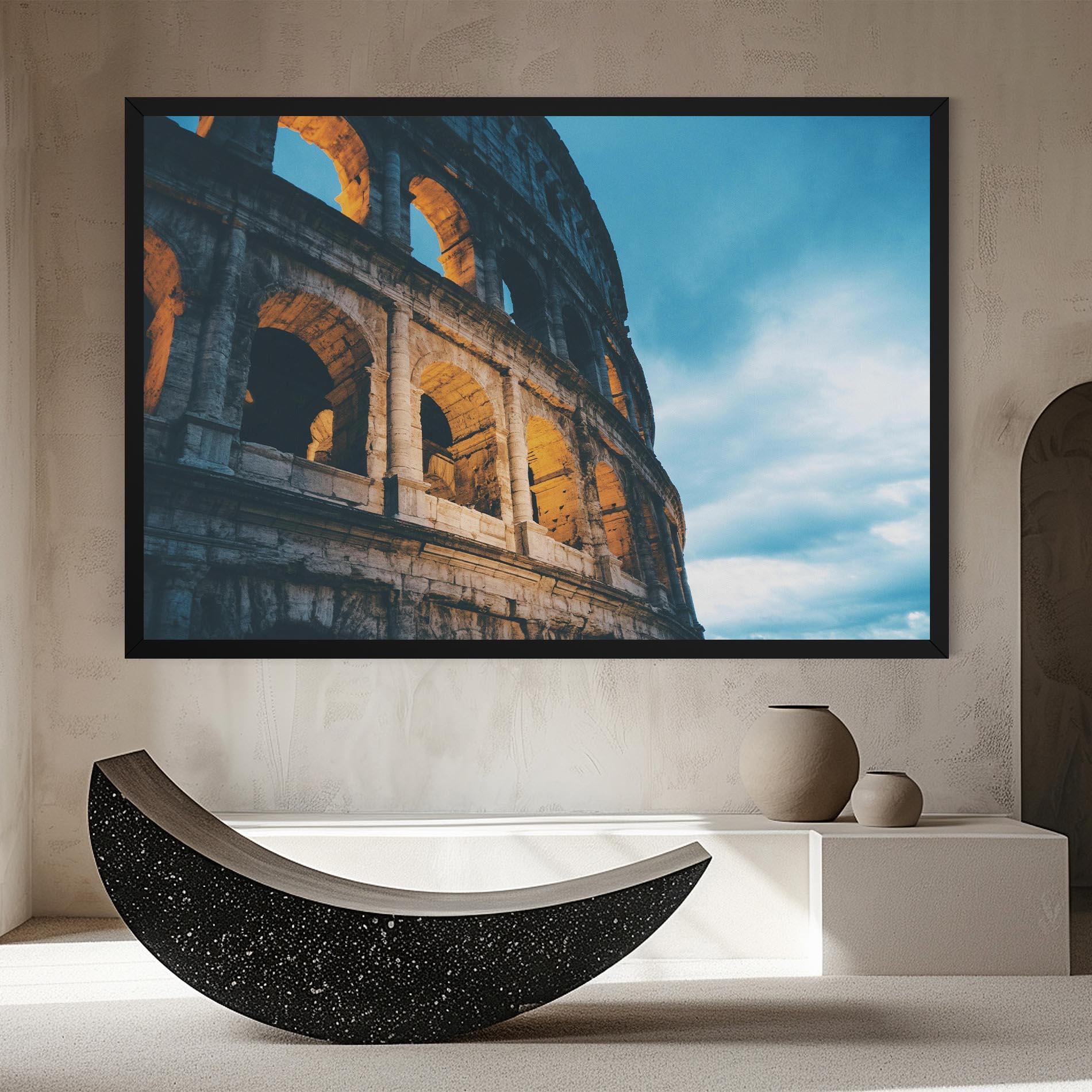 Leinwandbild Shadow Colosseum mockup 8