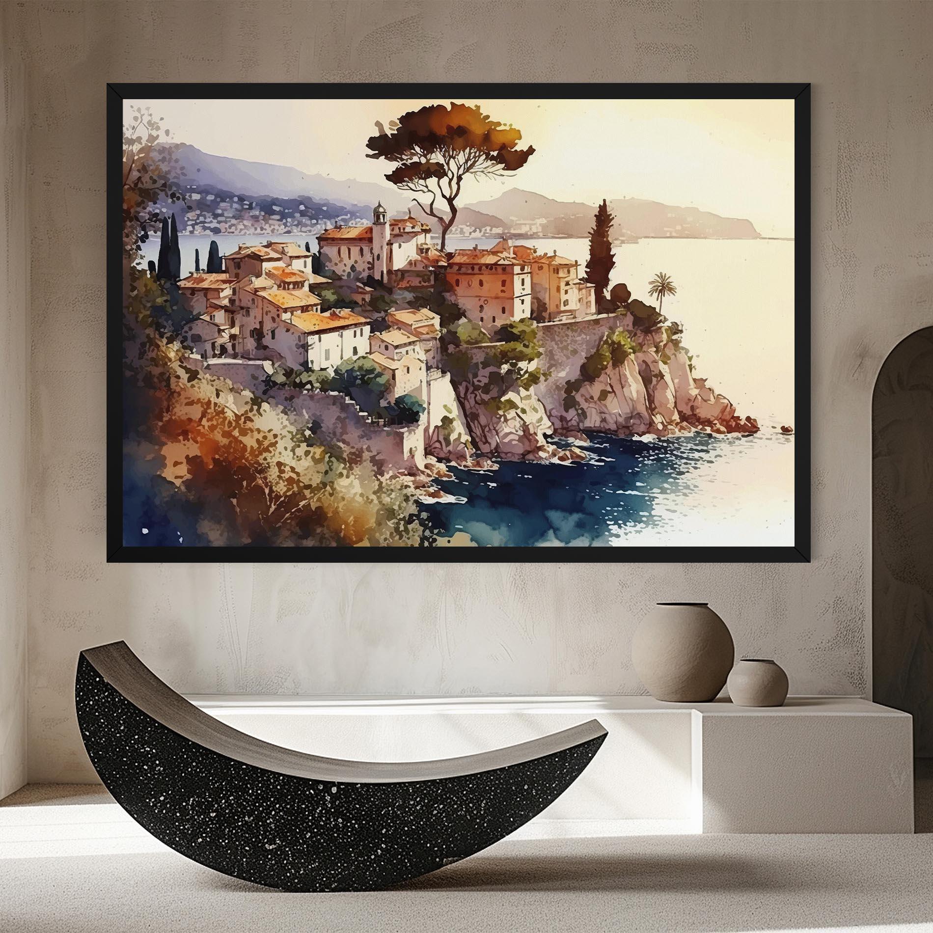 Leinwandbild Stunning View Painting mockup 8
