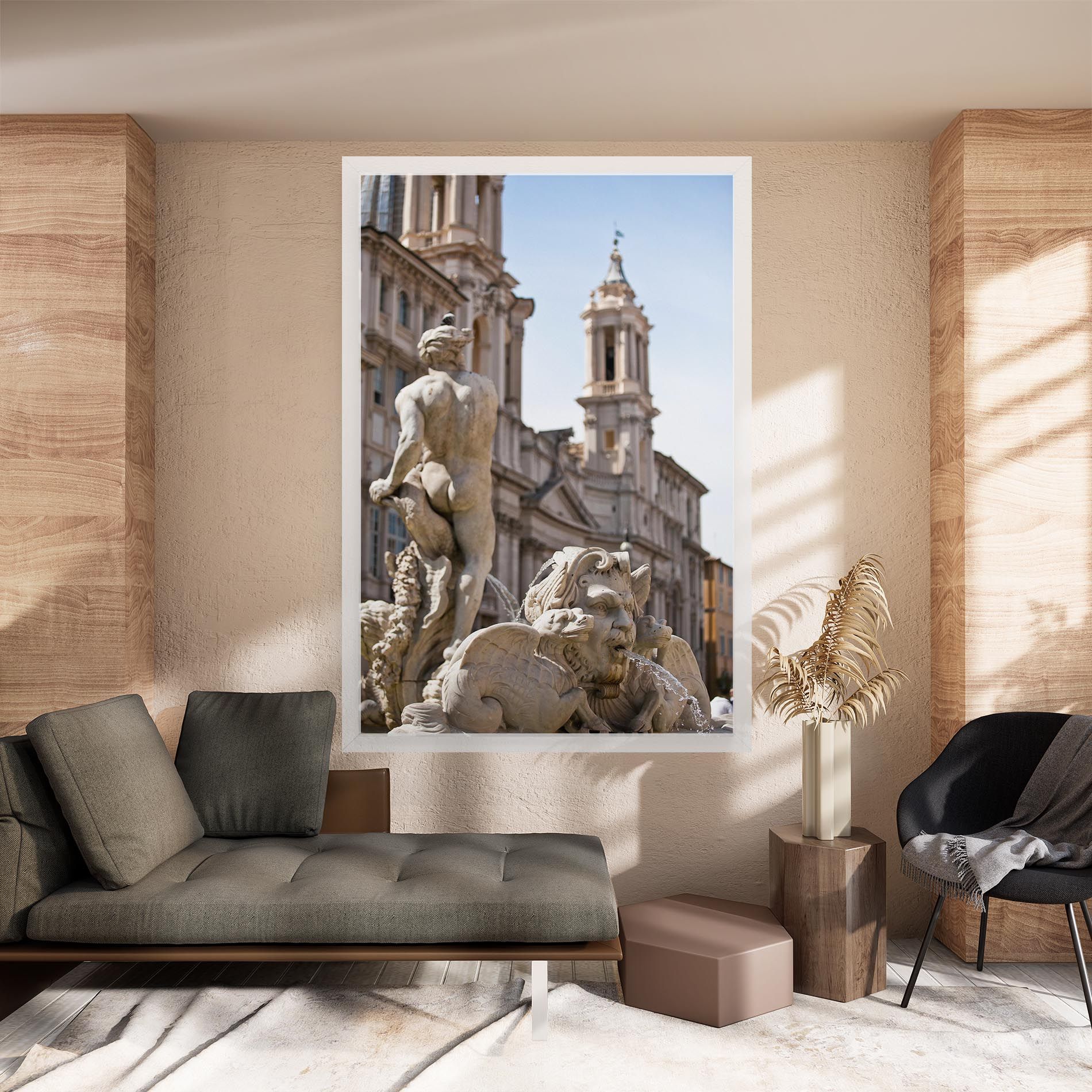 Baroque Statue Italy mockup 8