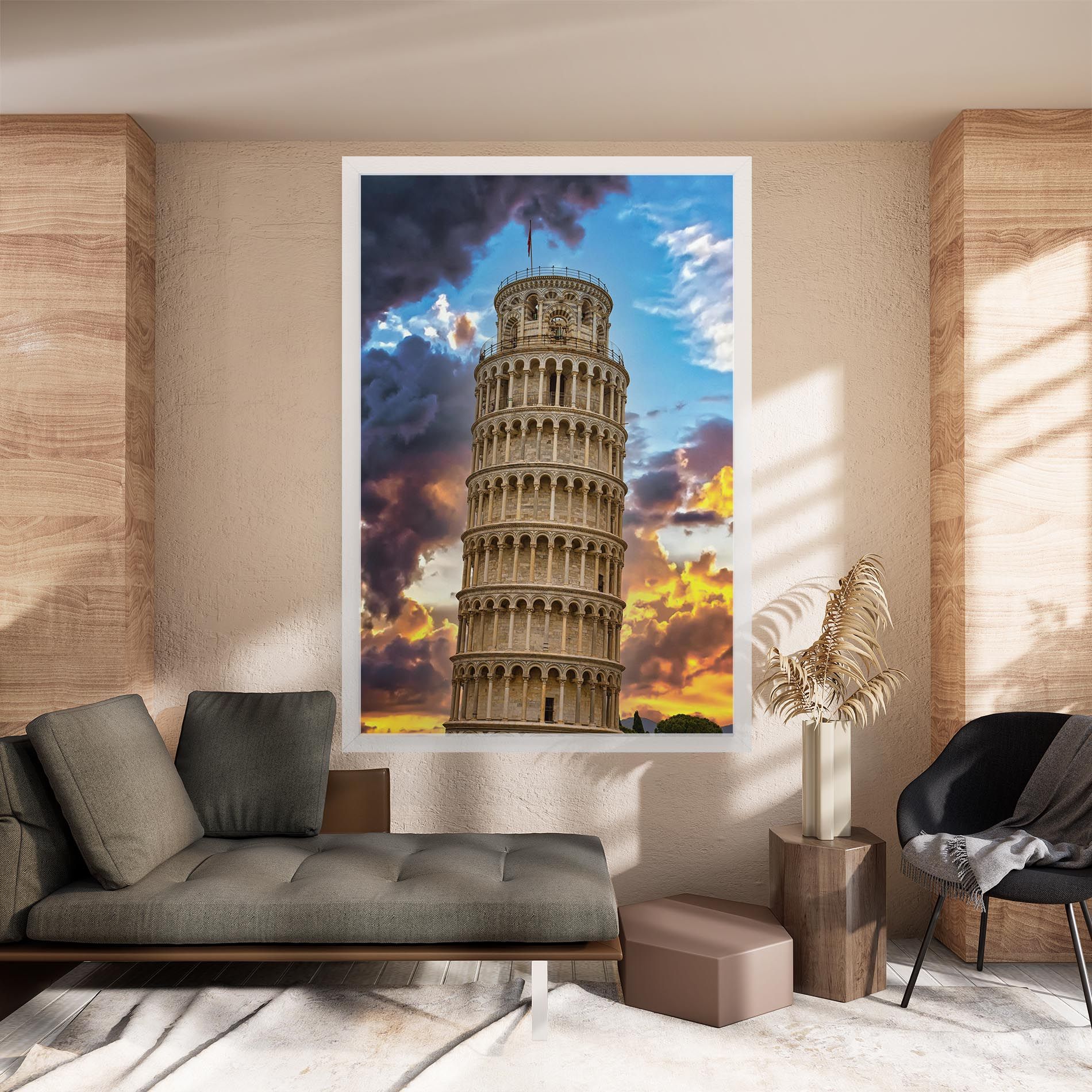Tower Of Pisa Sunset mockup 8