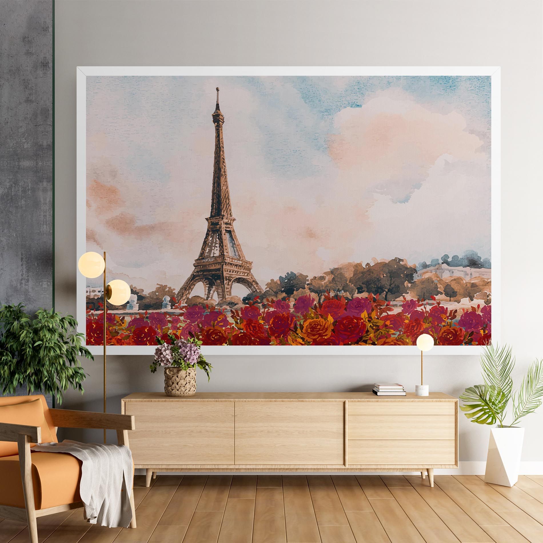 Eiffel Tower Roses mockup 9
