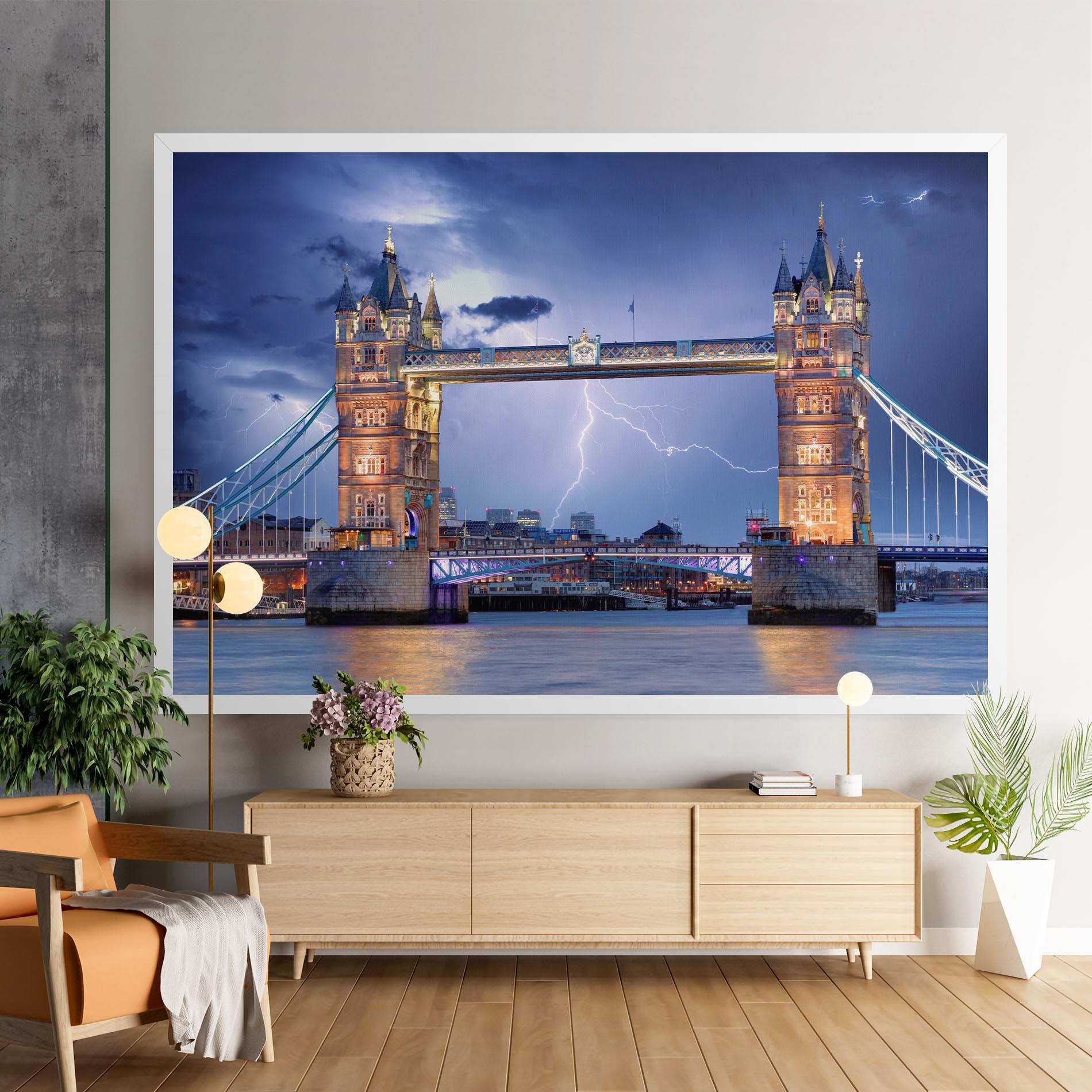 Leinwandbild London Tower Bridge mockup 9