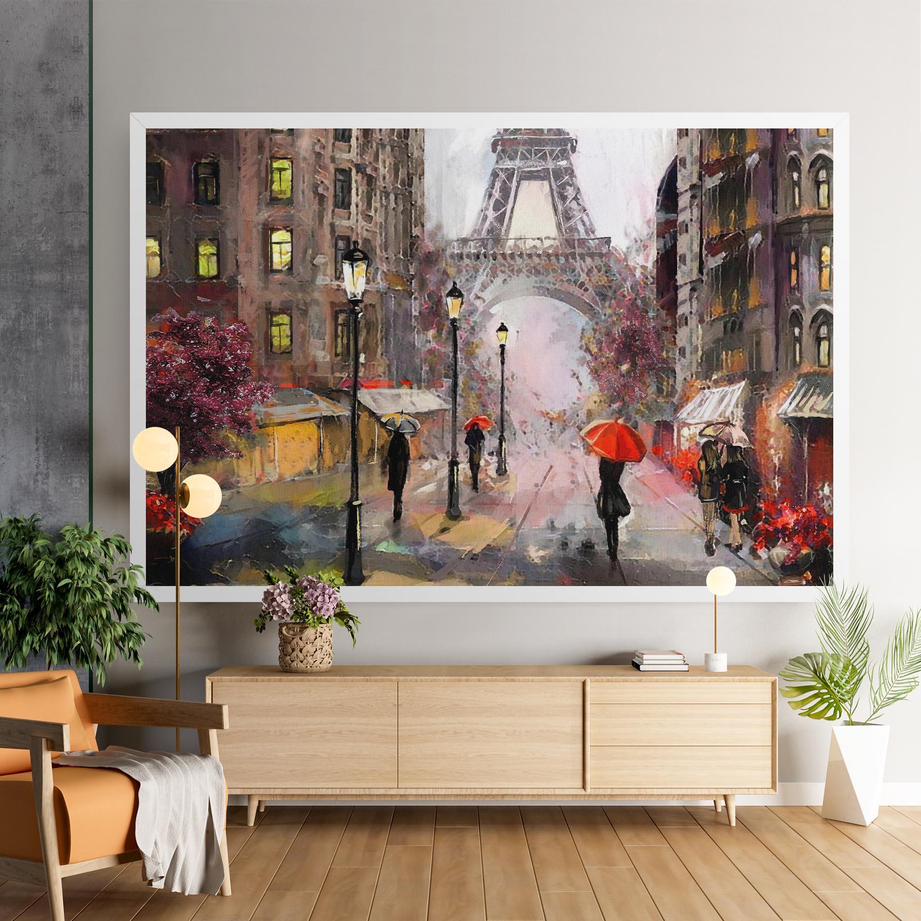 Leinwandbild Paris Colours mockup 9