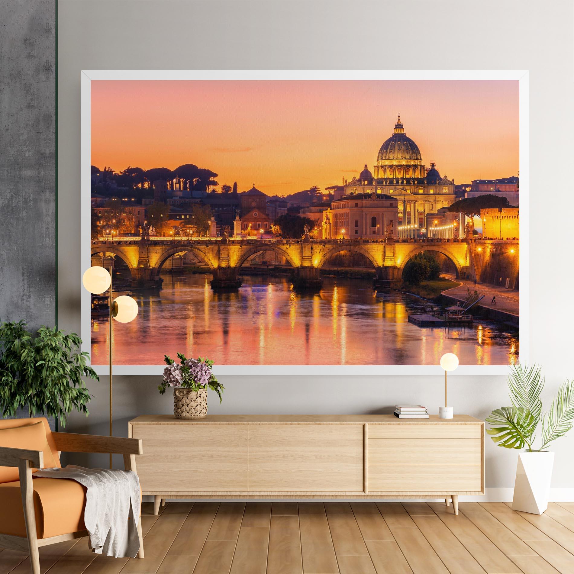 Leinwandbild St Peter Basilica mockup 9