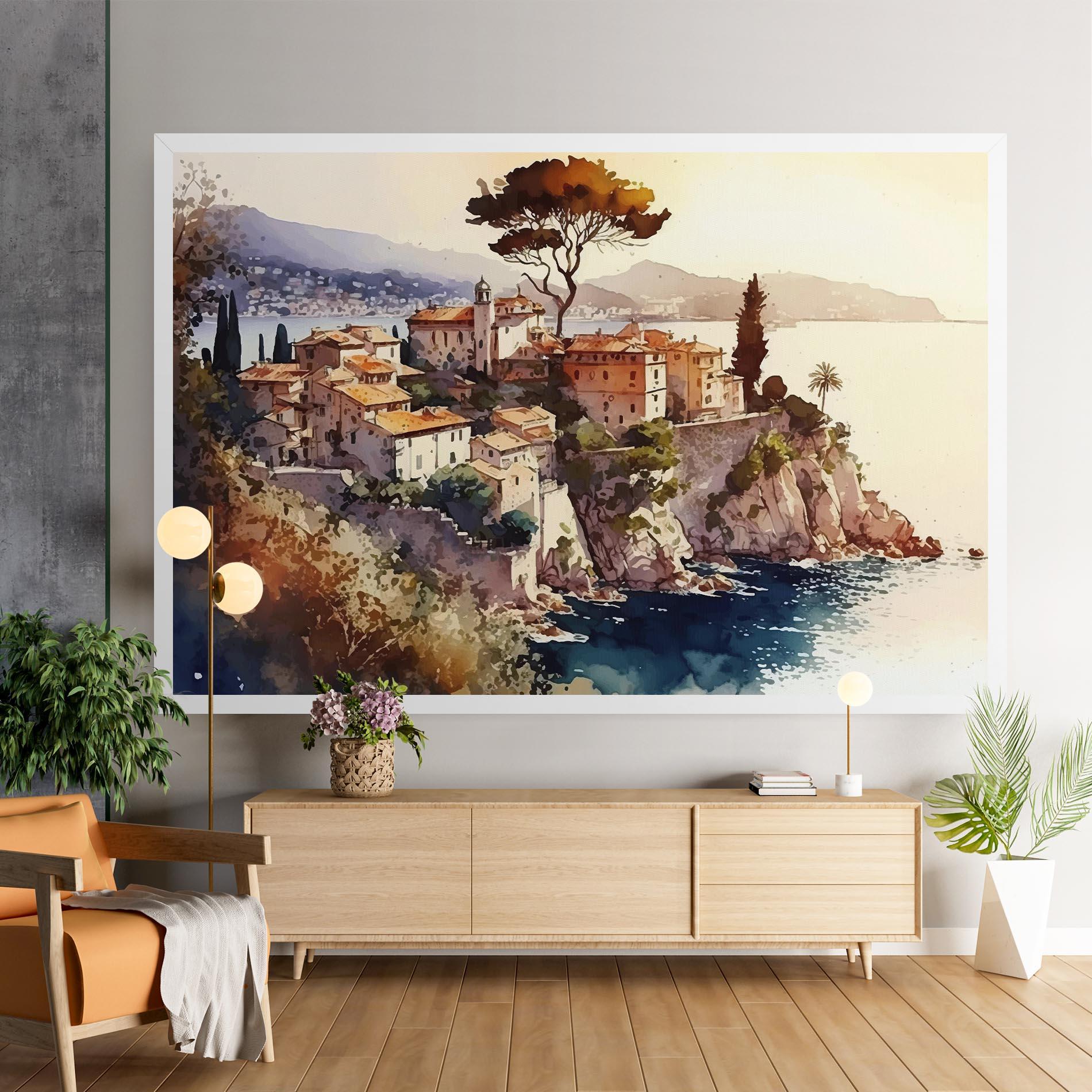 Leinwandbild Stunning View Painting mockup 9