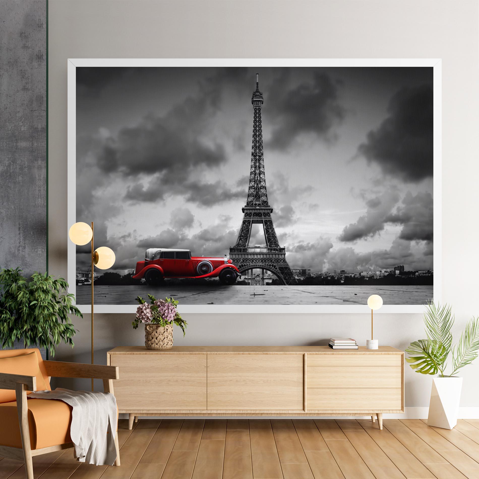 Leinwandbild Vintage Paris mockup 9