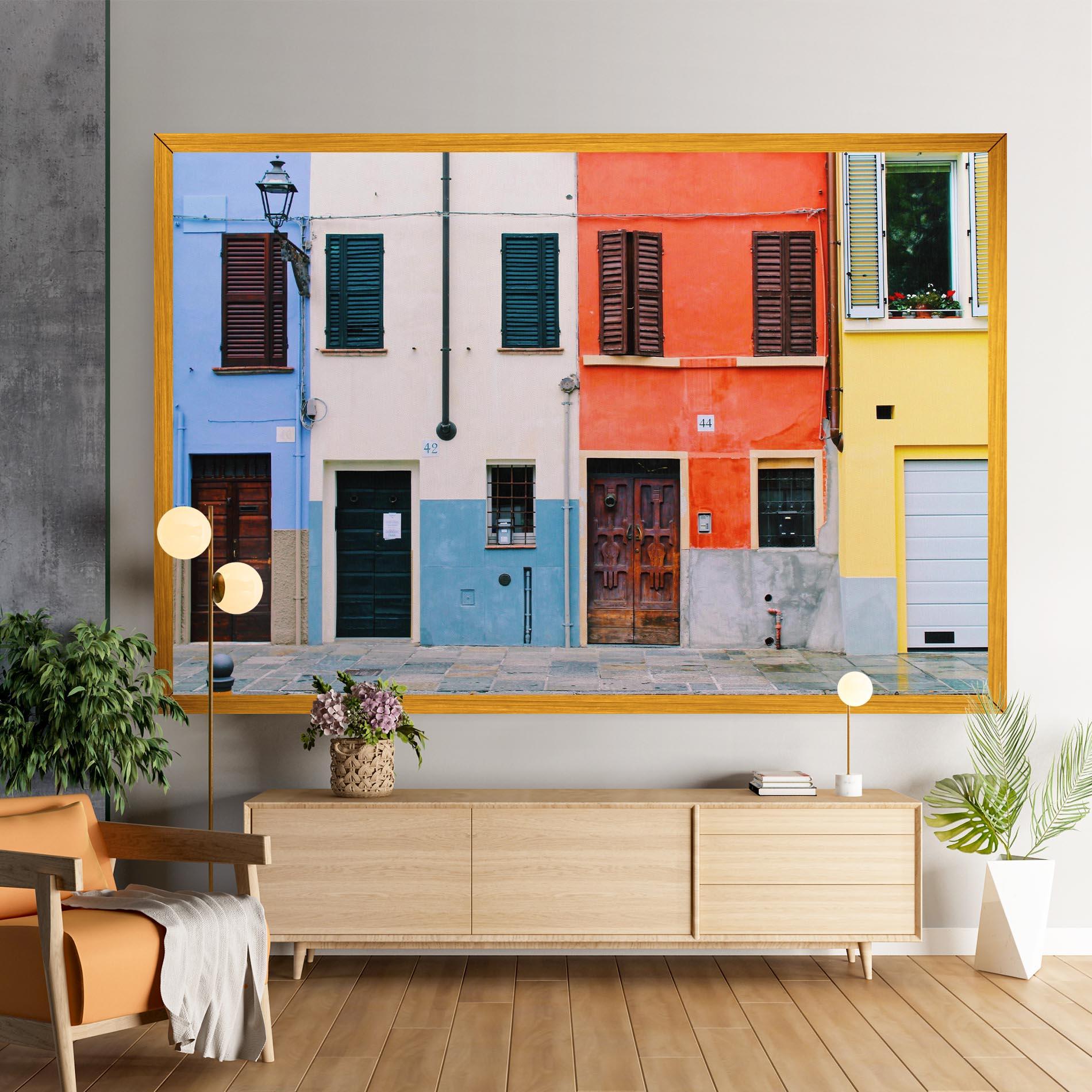 Leinwandbild Italian Home mockup 9