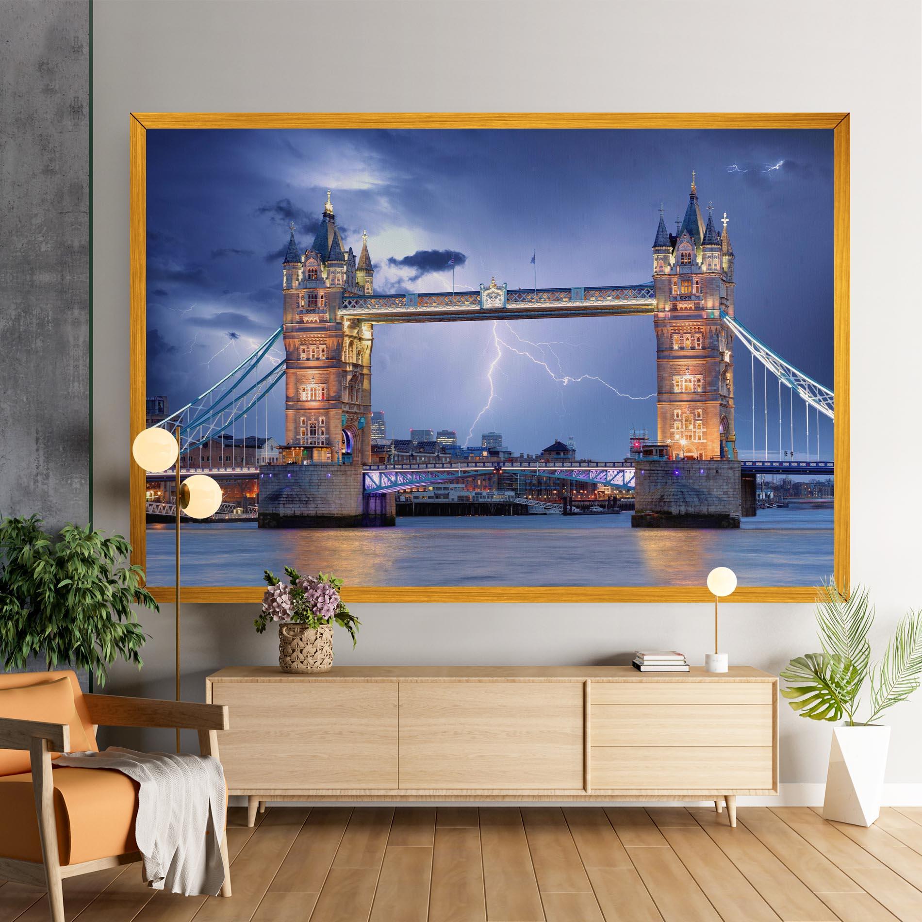 Leinwandbild London Tower Bridge mockup 9