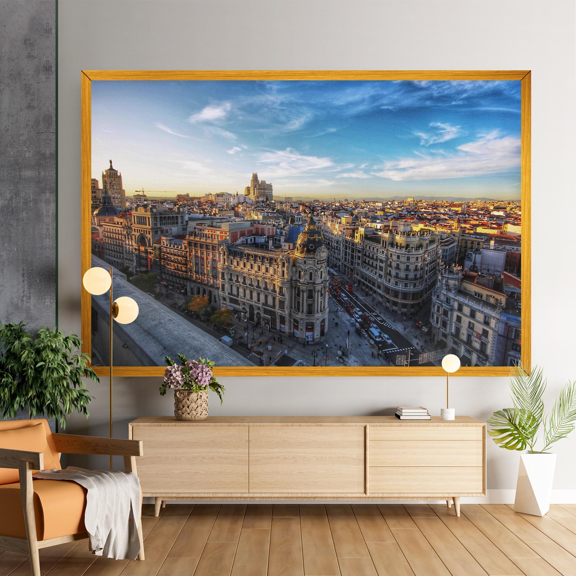 Leinwandbild Madrid View mockup 9