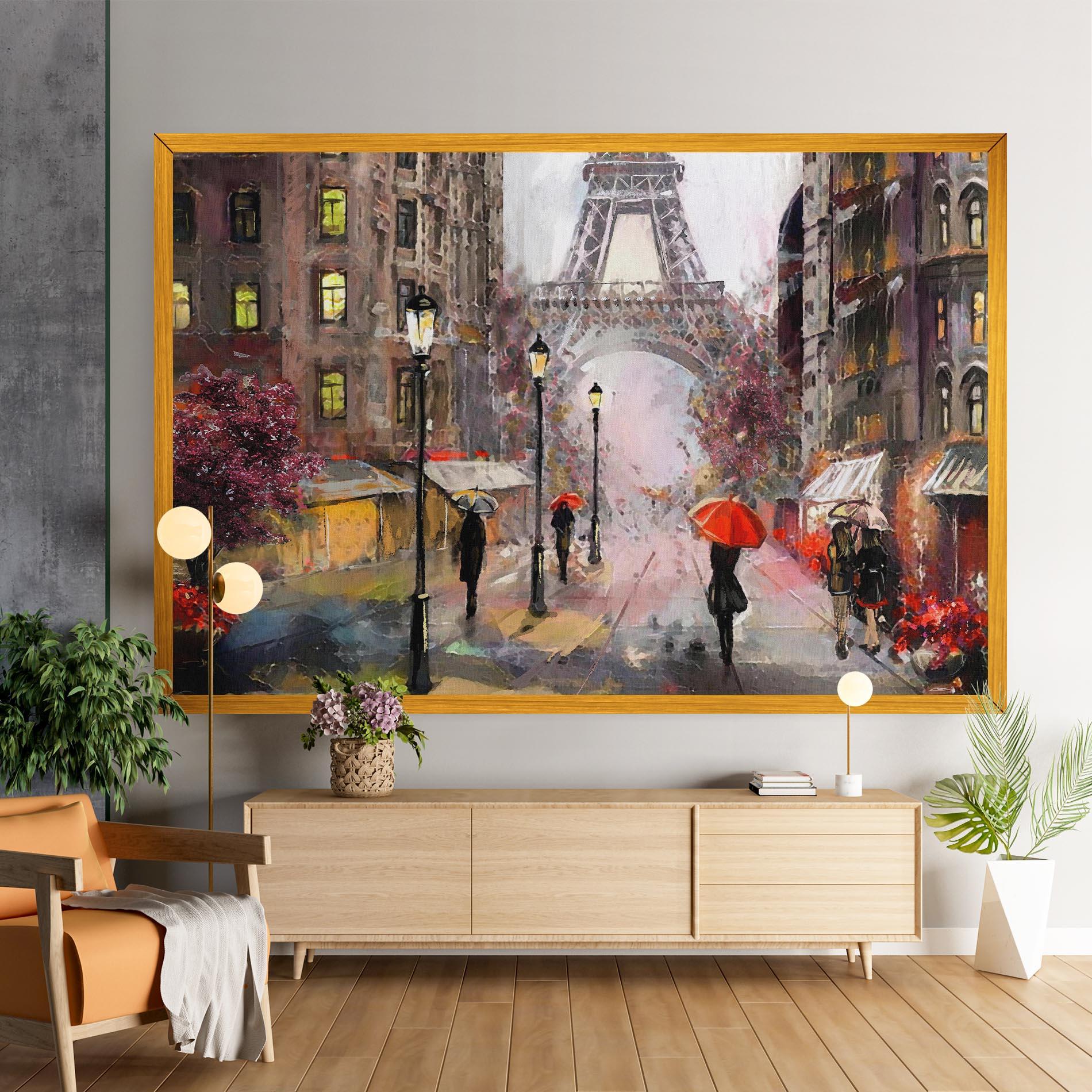 Leinwandbild Paris Colours mockup 9