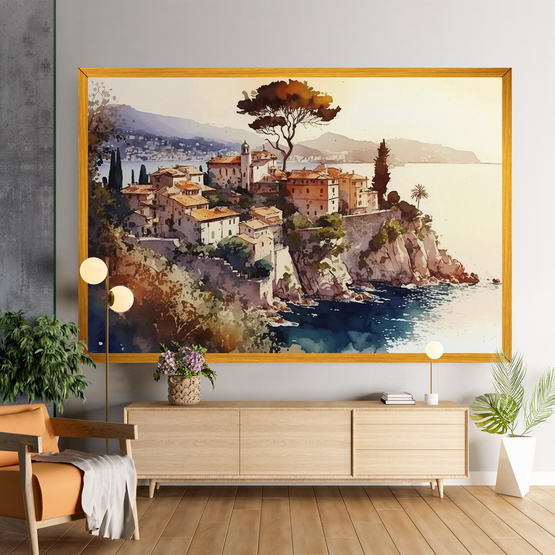 Leinwandbild Stunning View Painting mockup 9