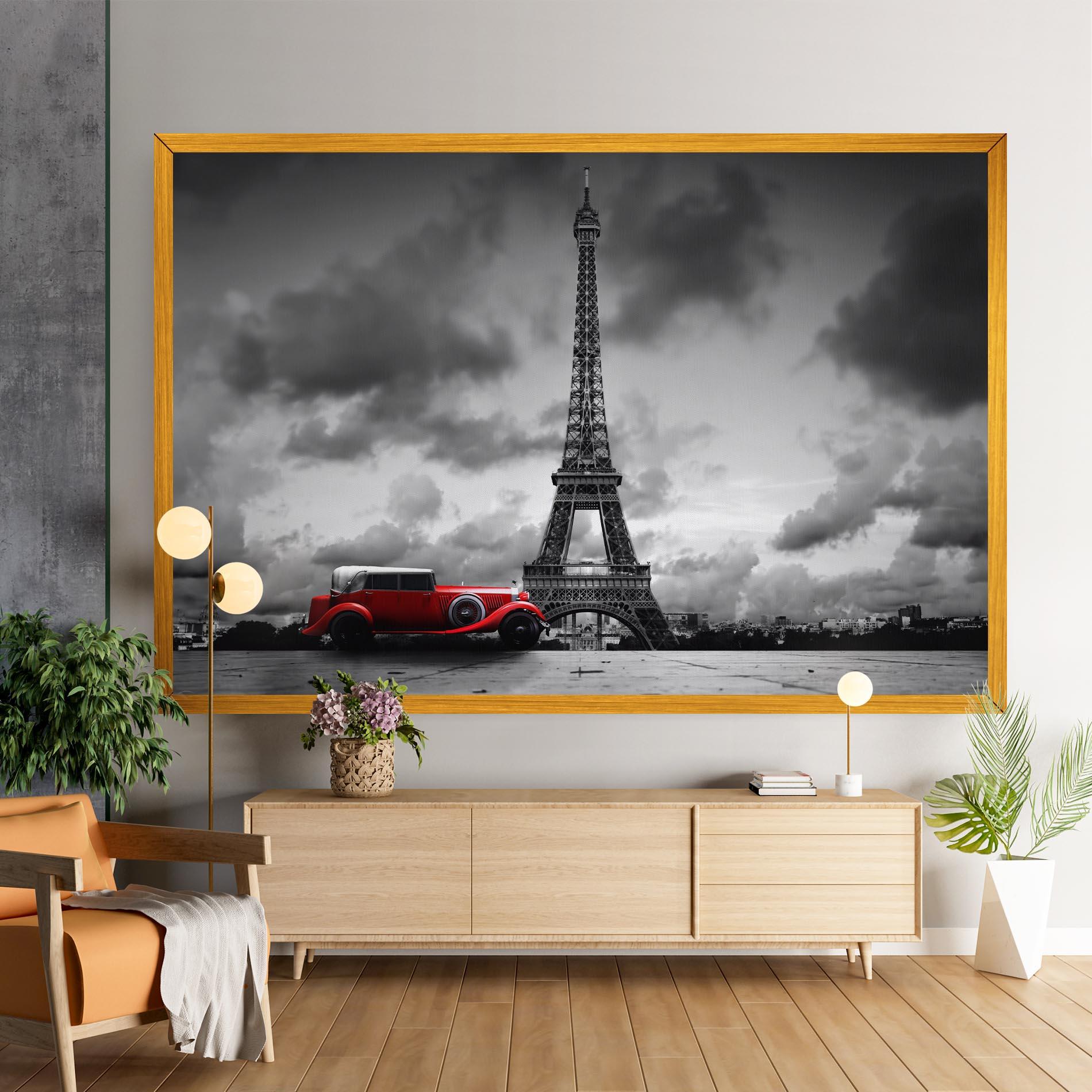 Leinwandbild Vintage Paris mockup 9