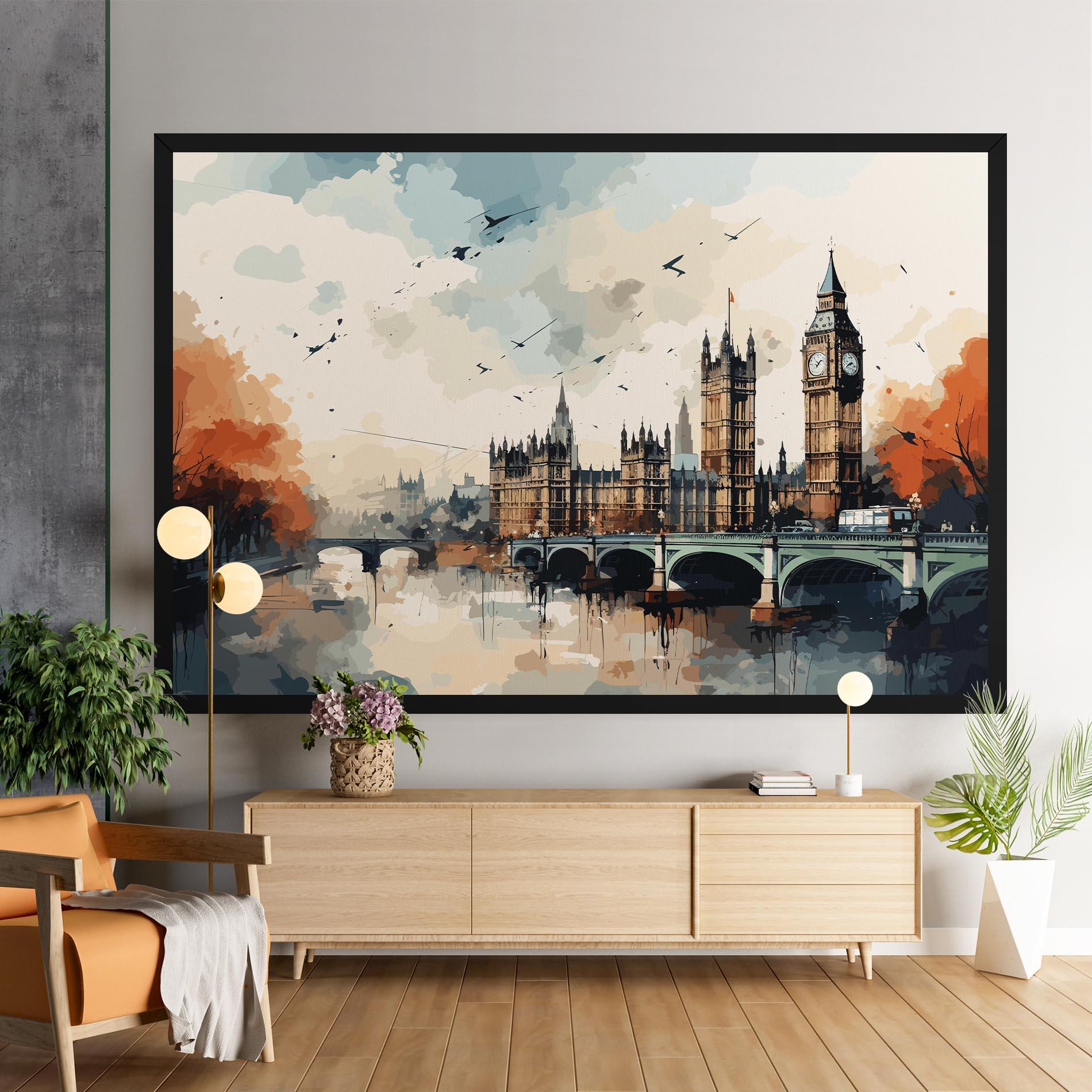 Leinwandbild England Art mockup 9