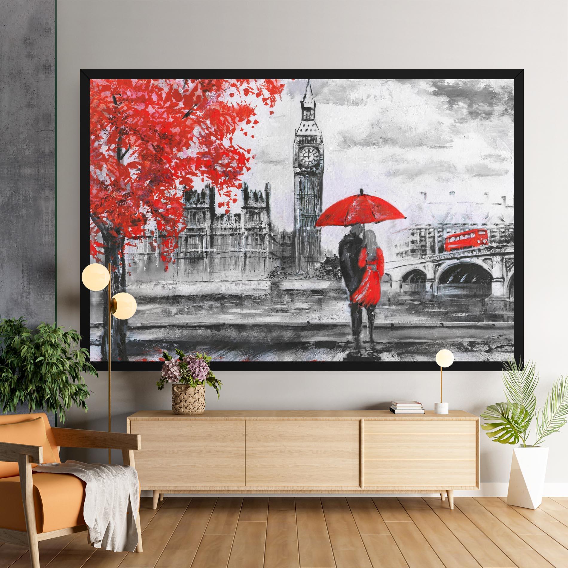 Leinwandbild London Love mockup 9