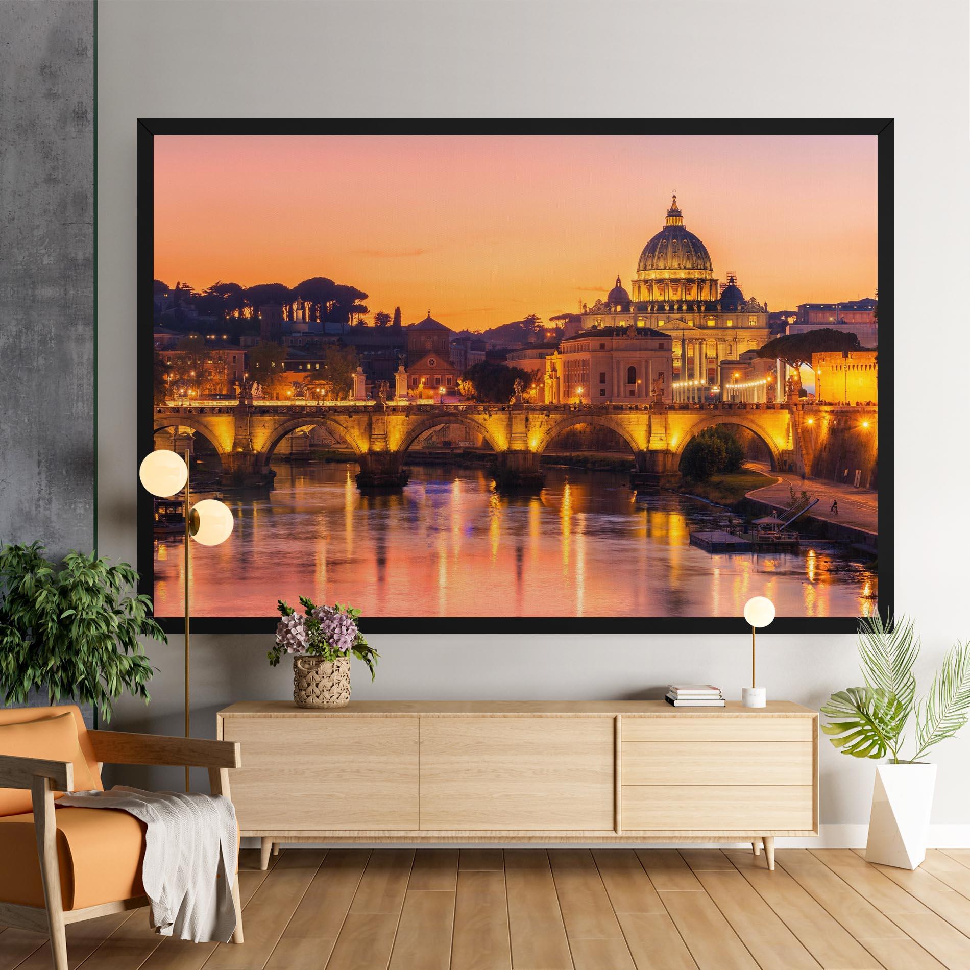 Leinwandbild St Peter Basilica mockup 9