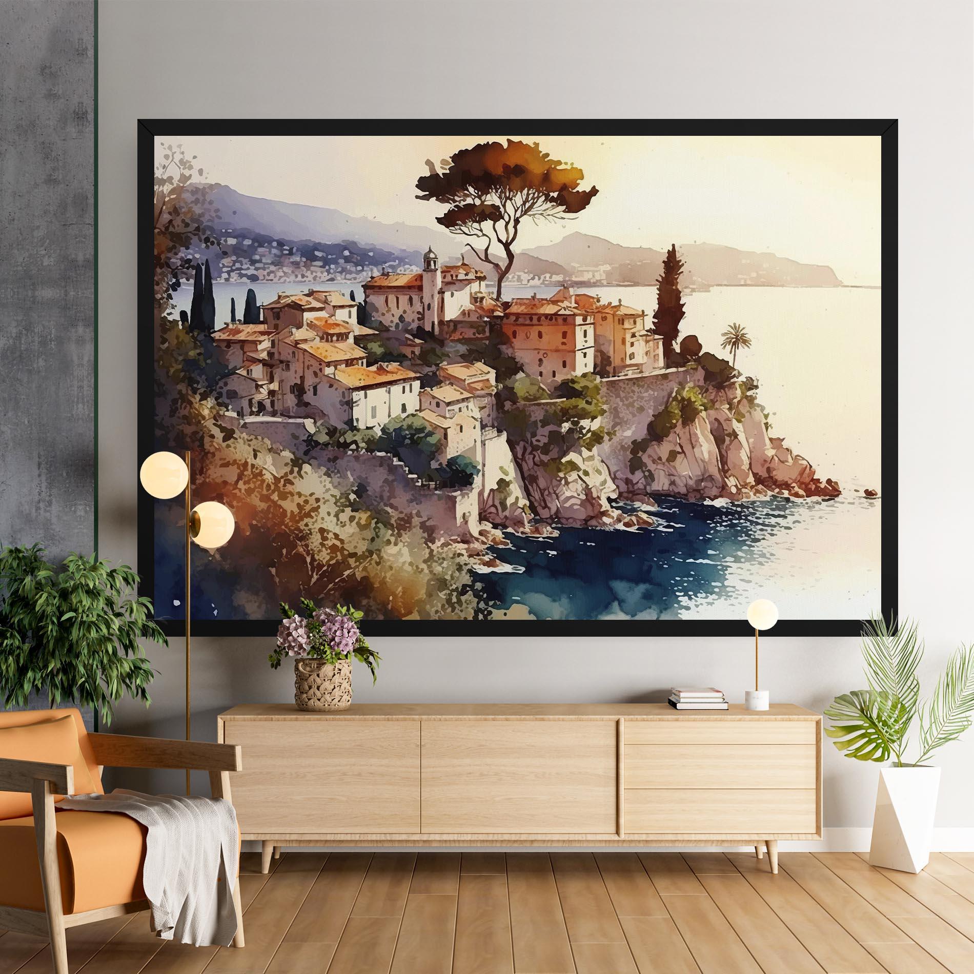 Leinwandbild Stunning View Painting mockup 9