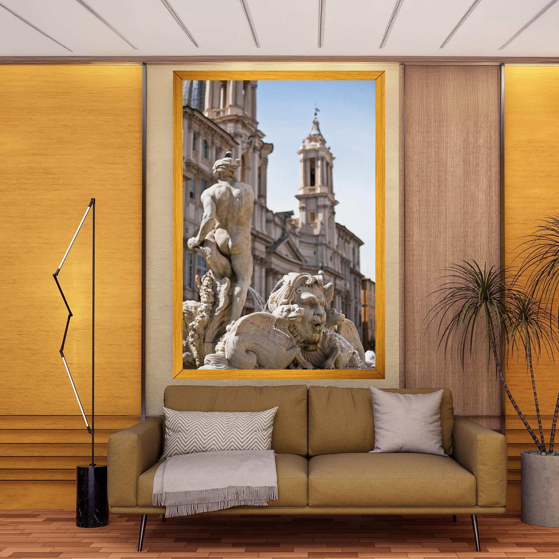 Baroque Statue Italy mockup 9